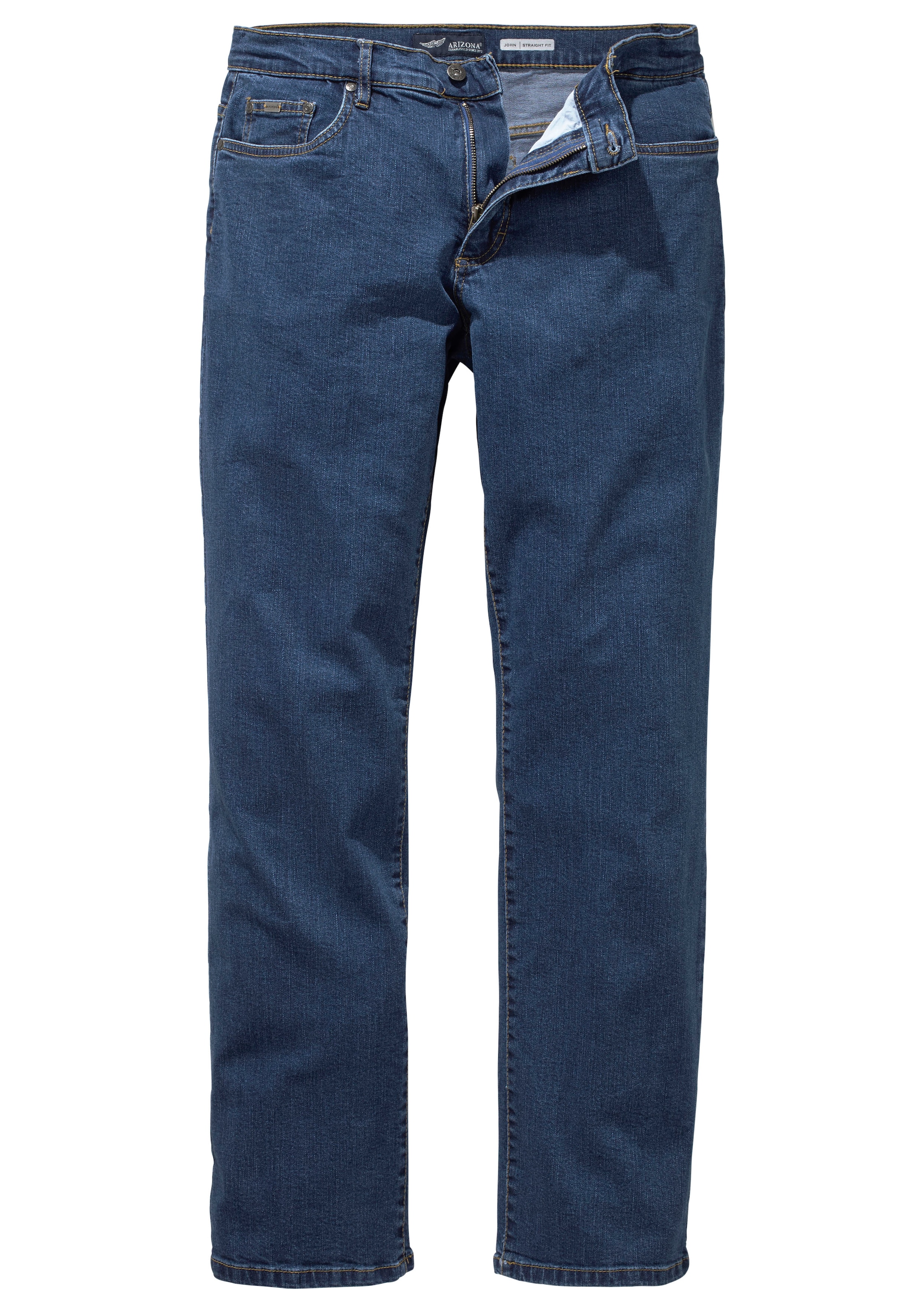 Arizona Stretch-Jeans »John«, (Packung, 2 tlg.), Straight Fit