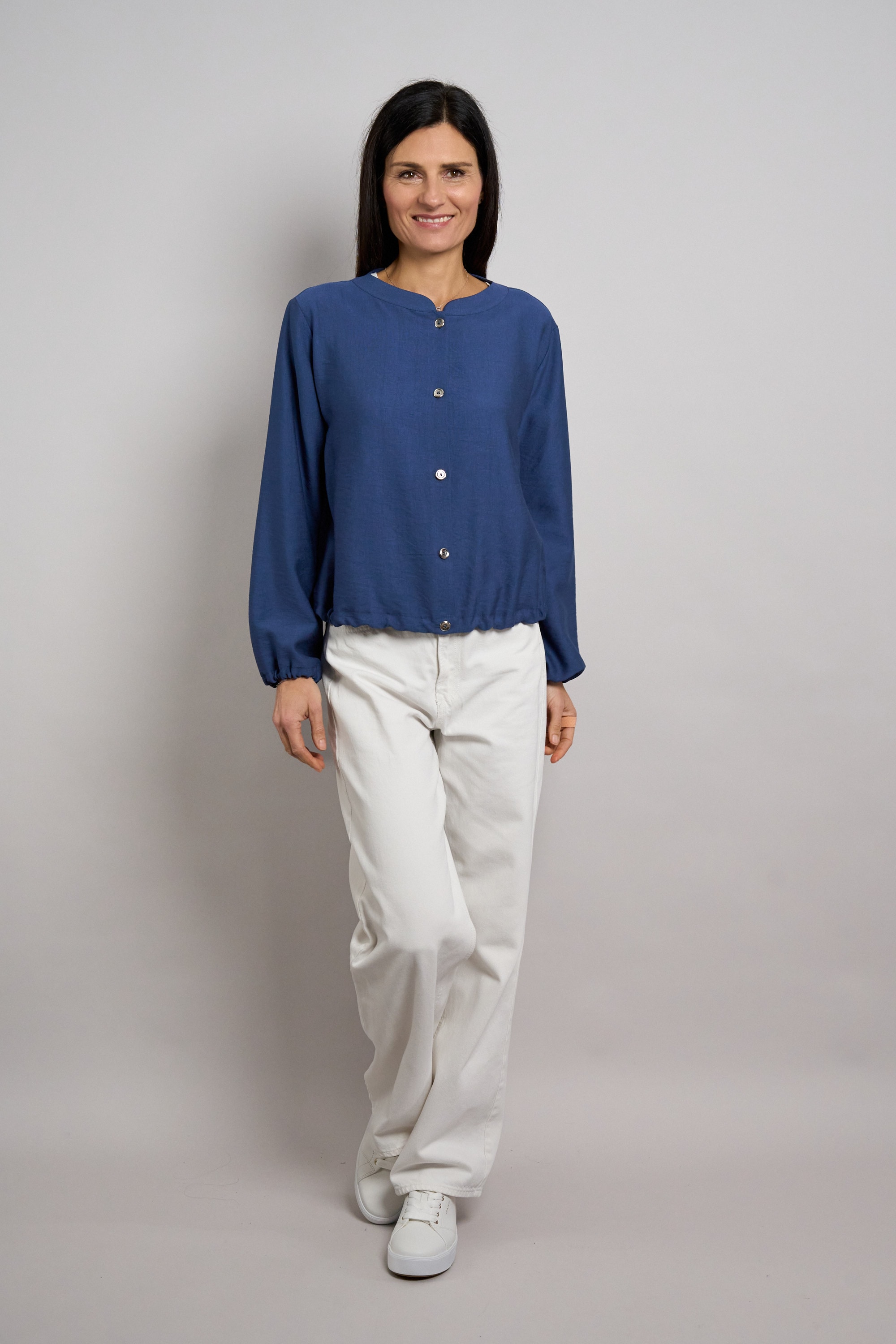 Seidel Moden Veste chemisier »Otto exclusiv« ohne Kapuze mit Knopfleiste - Viskose - MADE IN GERMANY