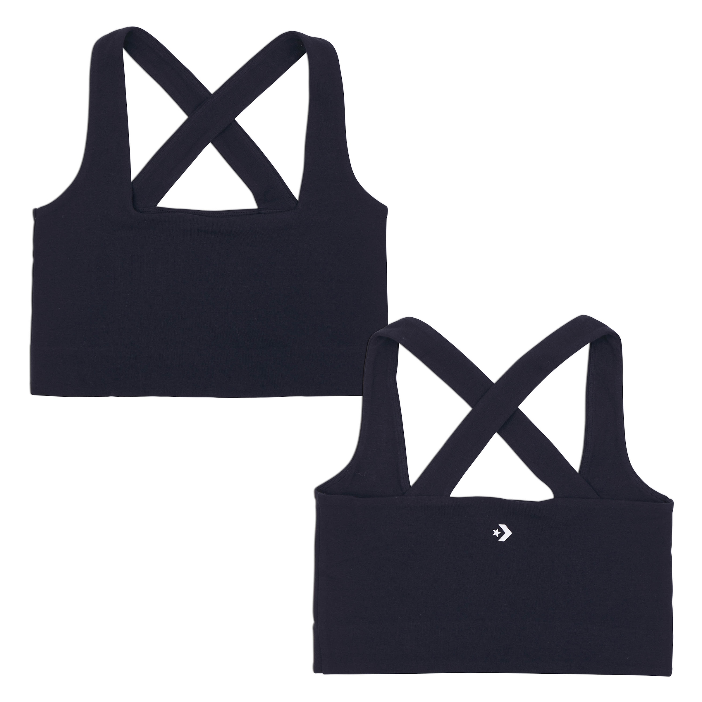 Image of Converse Bügelloser BH "FULL COVERAGE BRA TOP" bügellos, sportlicher Stil, mit Logodruck und Markenlabel