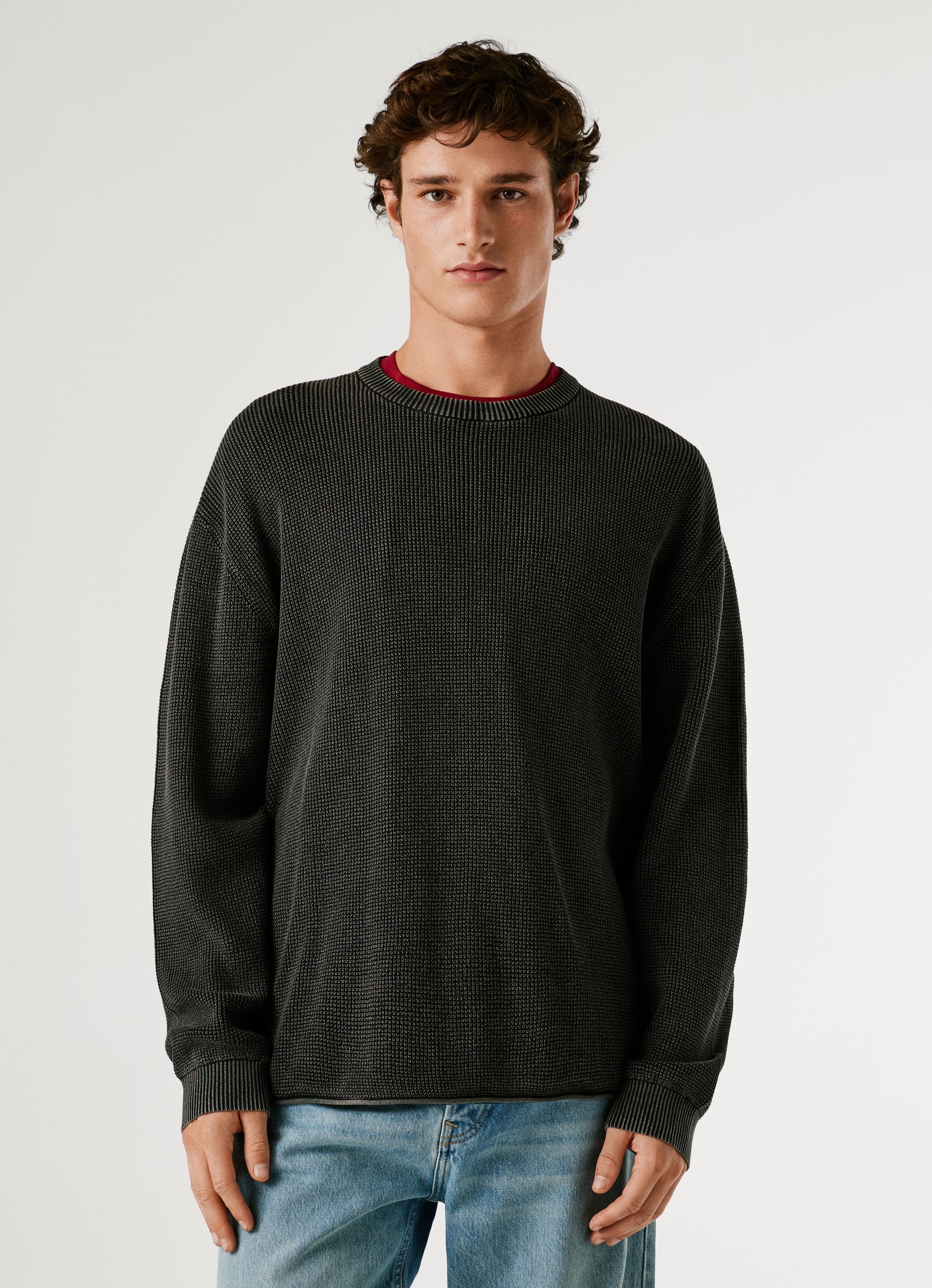 Pepe Jeans Pull en tricot »FRANK« meliert