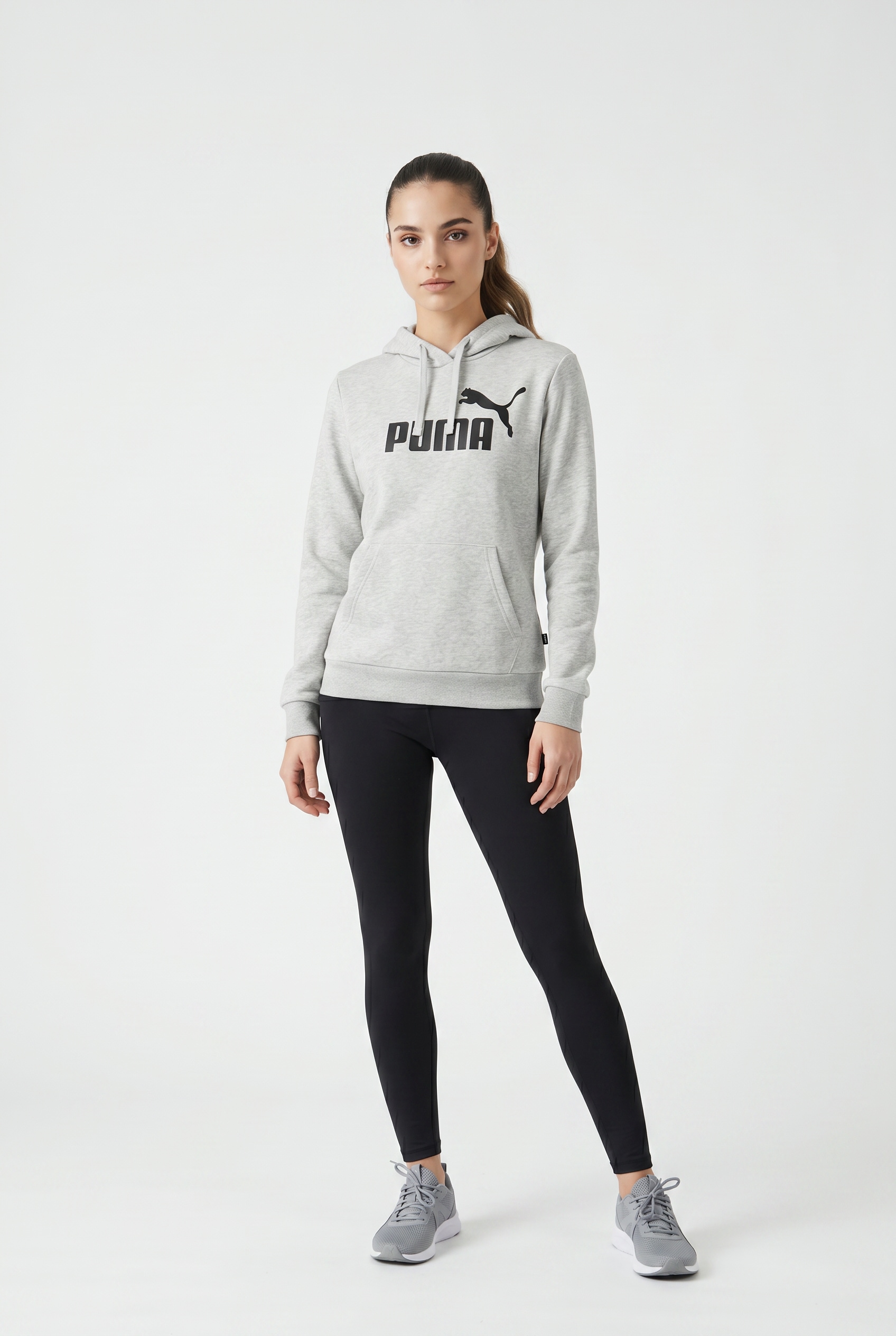 PUMA Sweat à capuche »ESS NO 1 LOGO HOODIE FL«, Regular Fit, avec capuche réglable, avec poche kangourou
