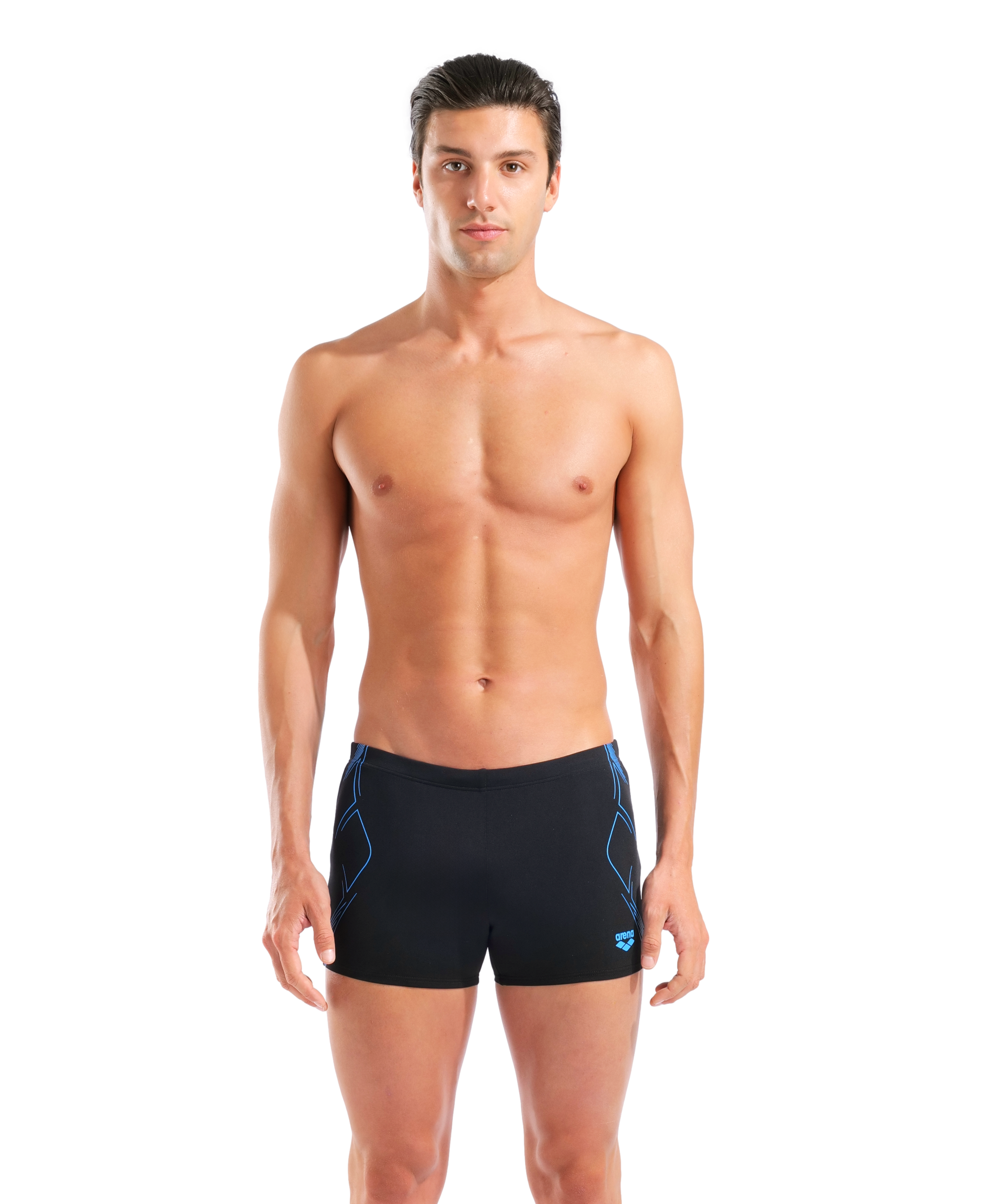Image of Arena Badeshorts "M ARENA GRAPHIC SWIM SHORT" sportliche Schnittform, mit innenliegendem Kordelzug, chlorbeständig