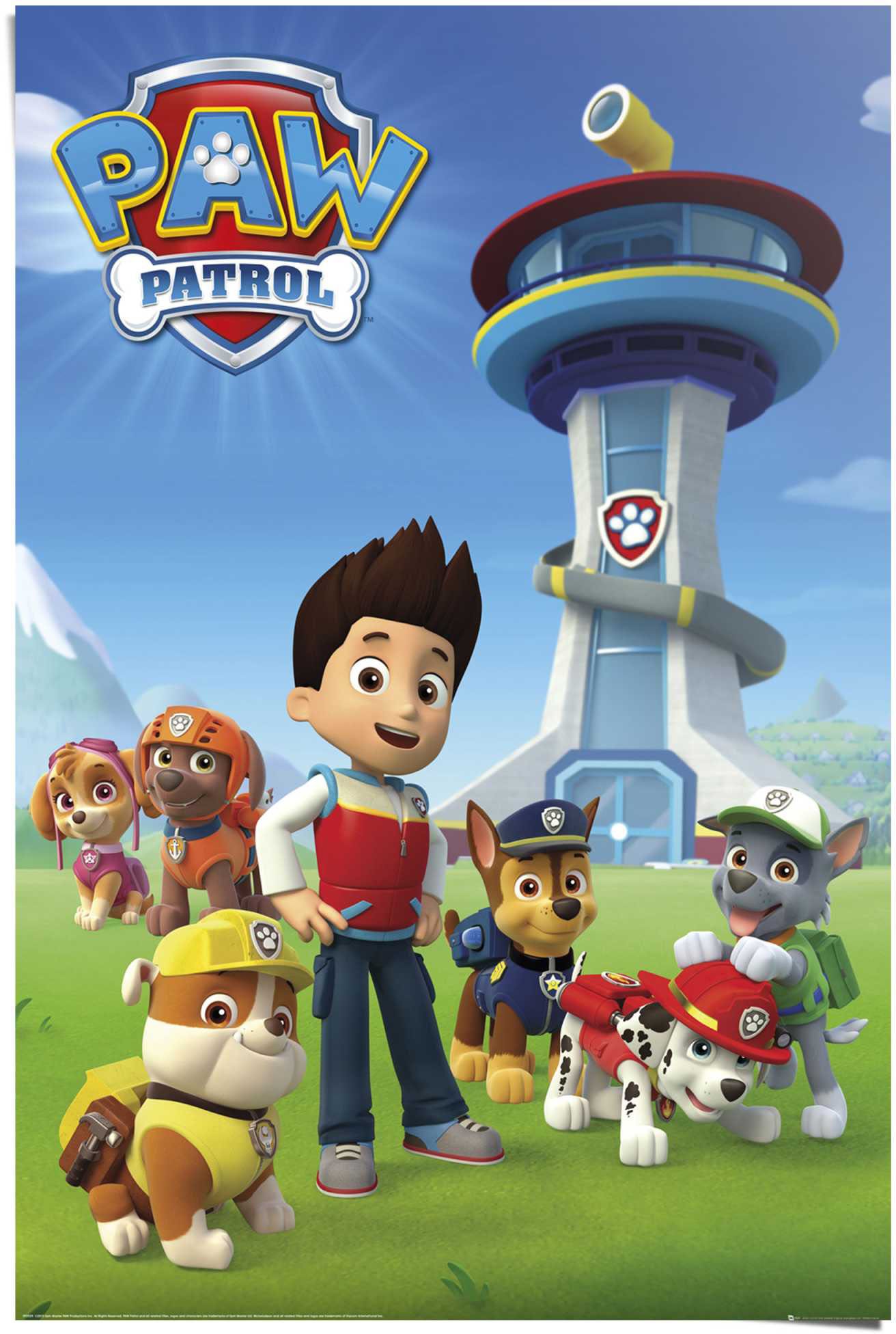Image of Reinders! Poster »Paw Patrol team«, (1 St.) bei Ackermann Versand Schweiz