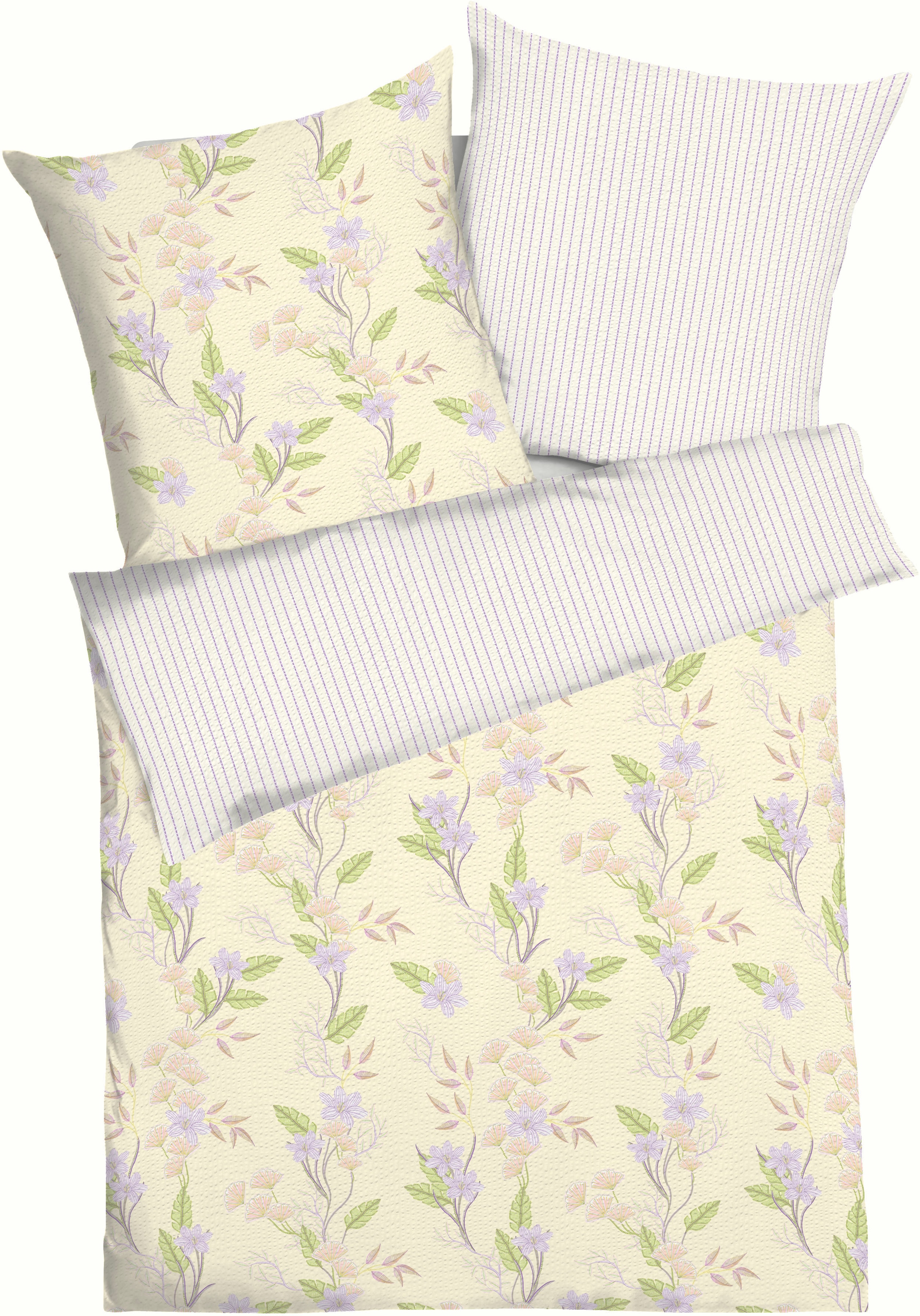 Image of Kaeppel Wendebettwäsche "Sadira" 2 Stk. Mit Blumenmuster