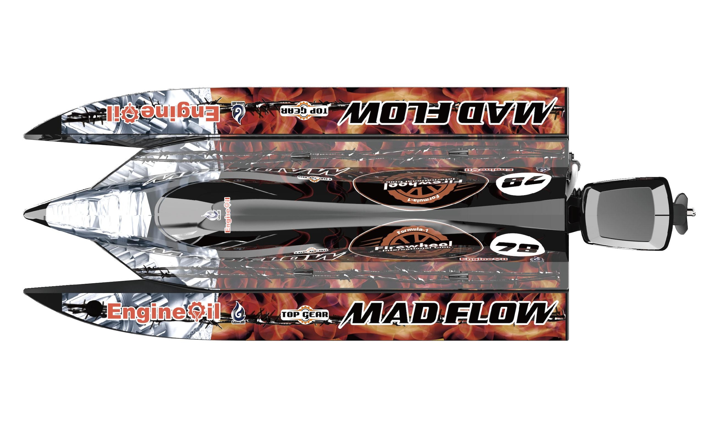 Amewi RC-Boot »Mad Flow V3 Formel«