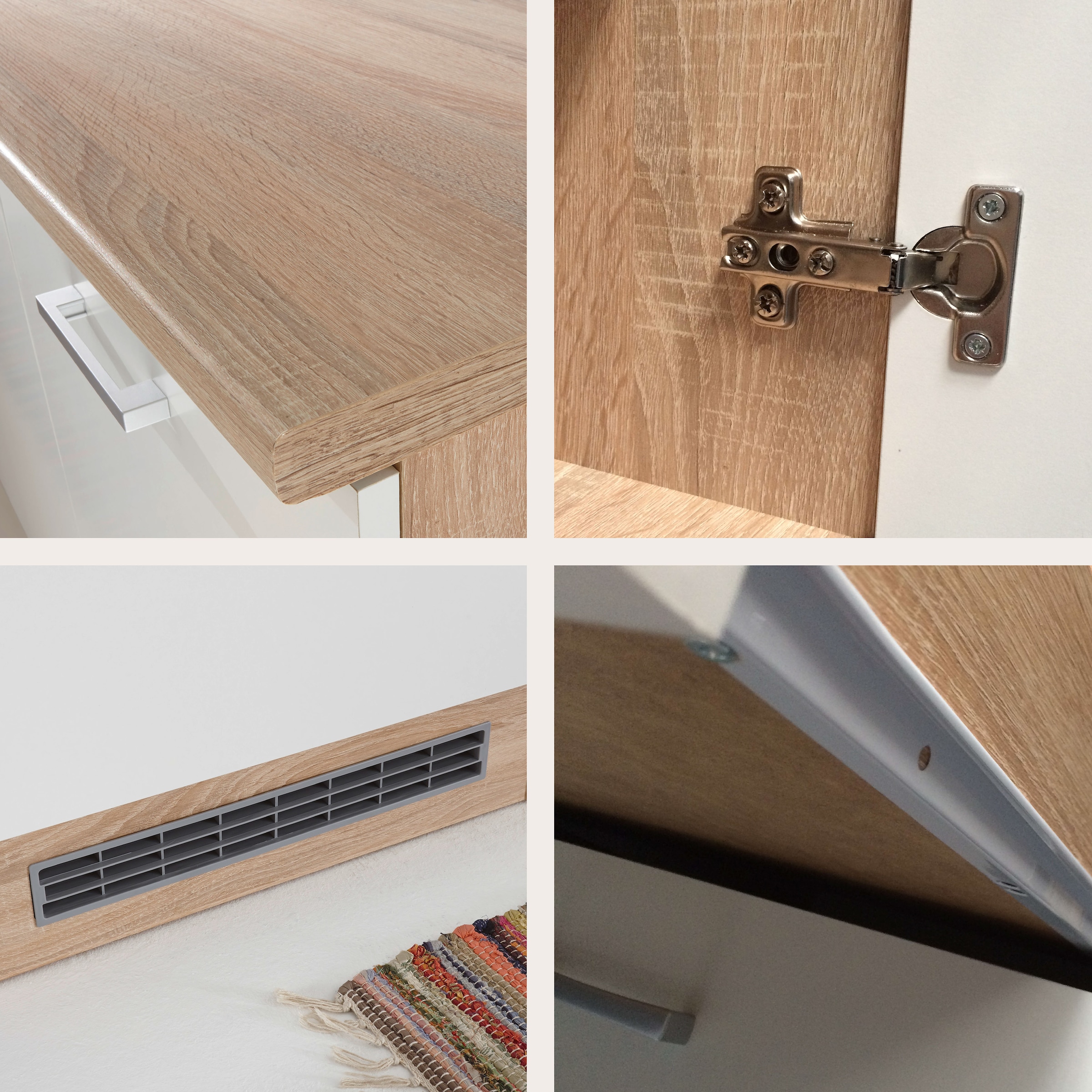 BASIC by Balculina Kitchenette »Andy« Largeur 270 cm, avec appareils électriques en option