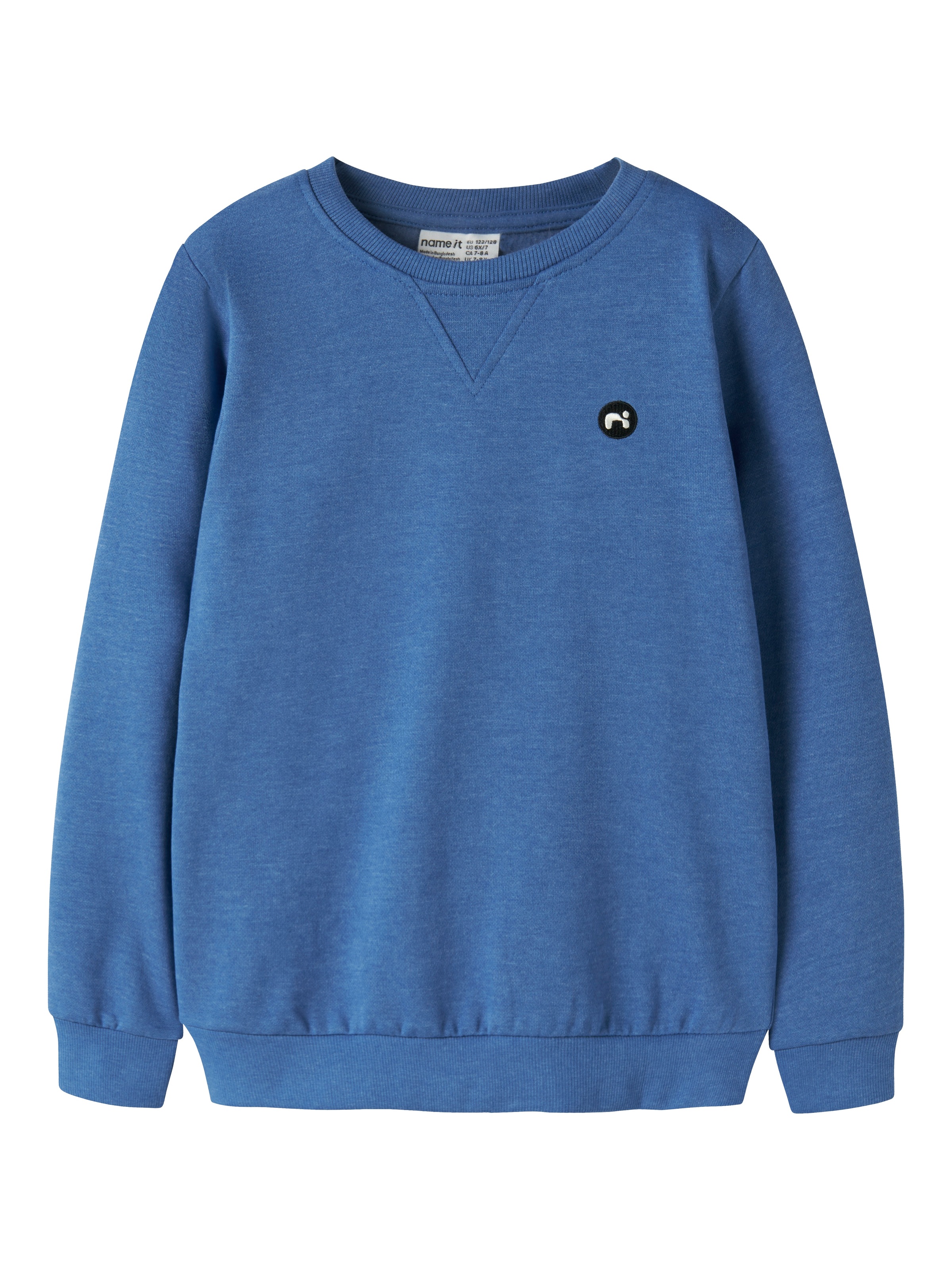 Name It Sweatshirt »NKMVIMO für Jungen mit Bündchen und klassischer Form«, unifarben, casual, regular fit, Baumwollmischung, Rundhals
