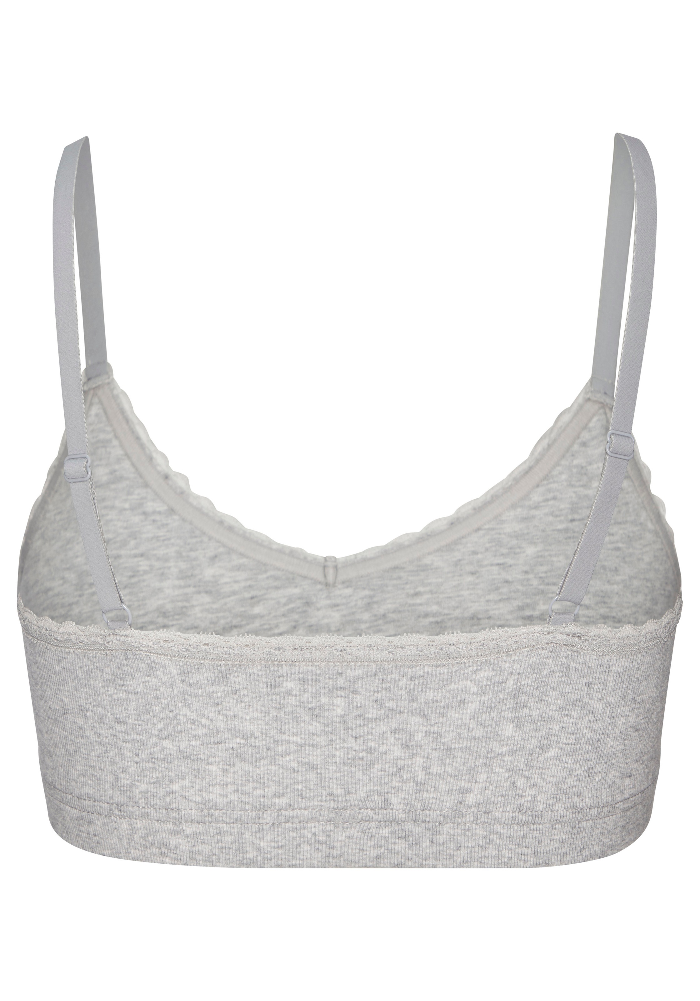 LASCANA Bustier in elastischer Rippen-Qualität