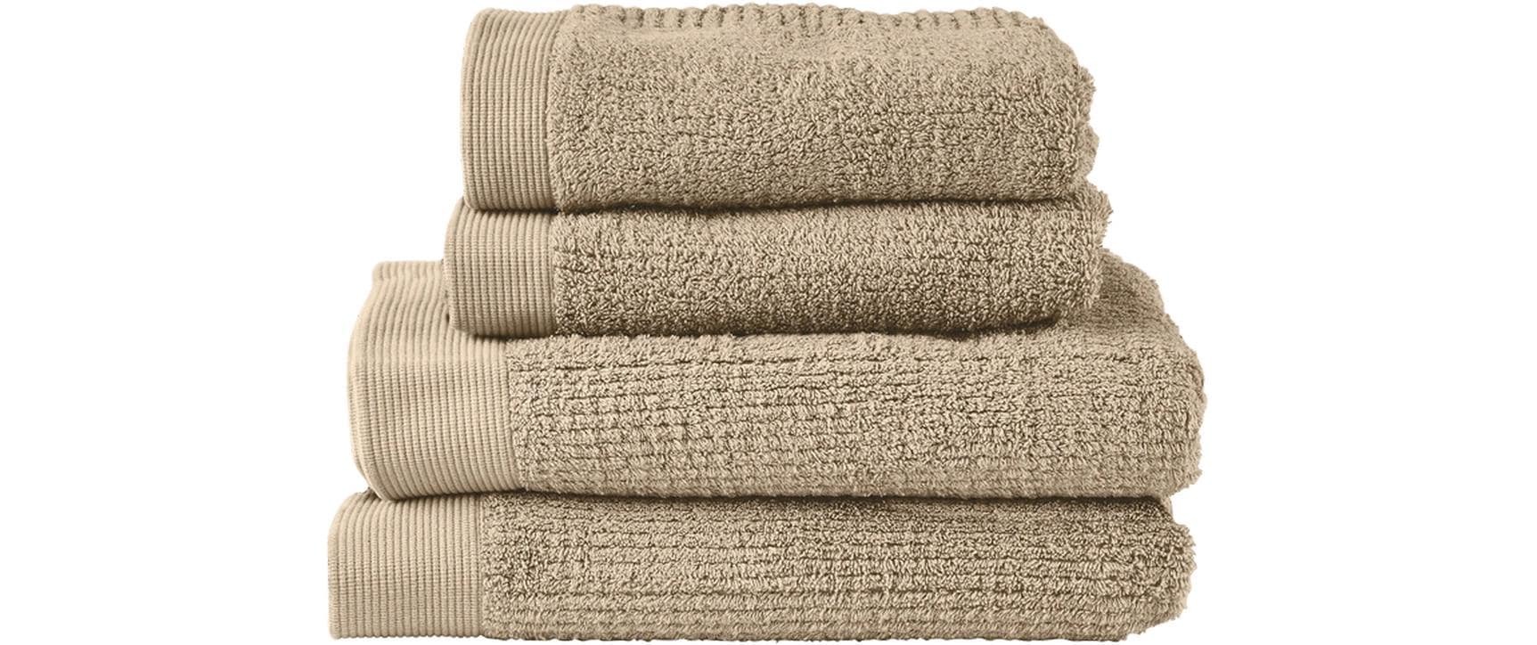 Image of Zone Denmark Handtuch Set "Classic 4-teilig, Camel" 4 Frottier