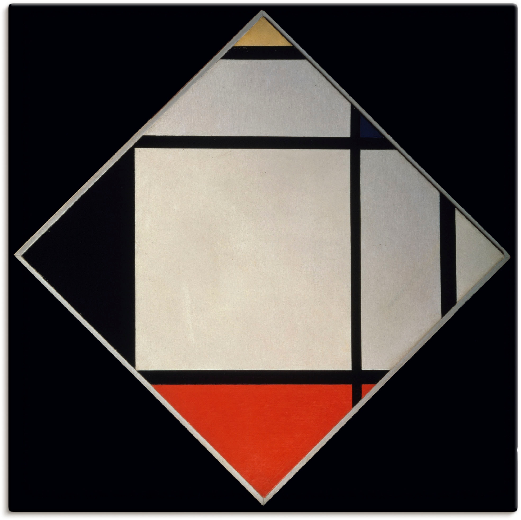 Image of Artland Leinwandbild "Rhombus II." Muster 1 Stk. tlg. auf Holzrahmen gespannt
