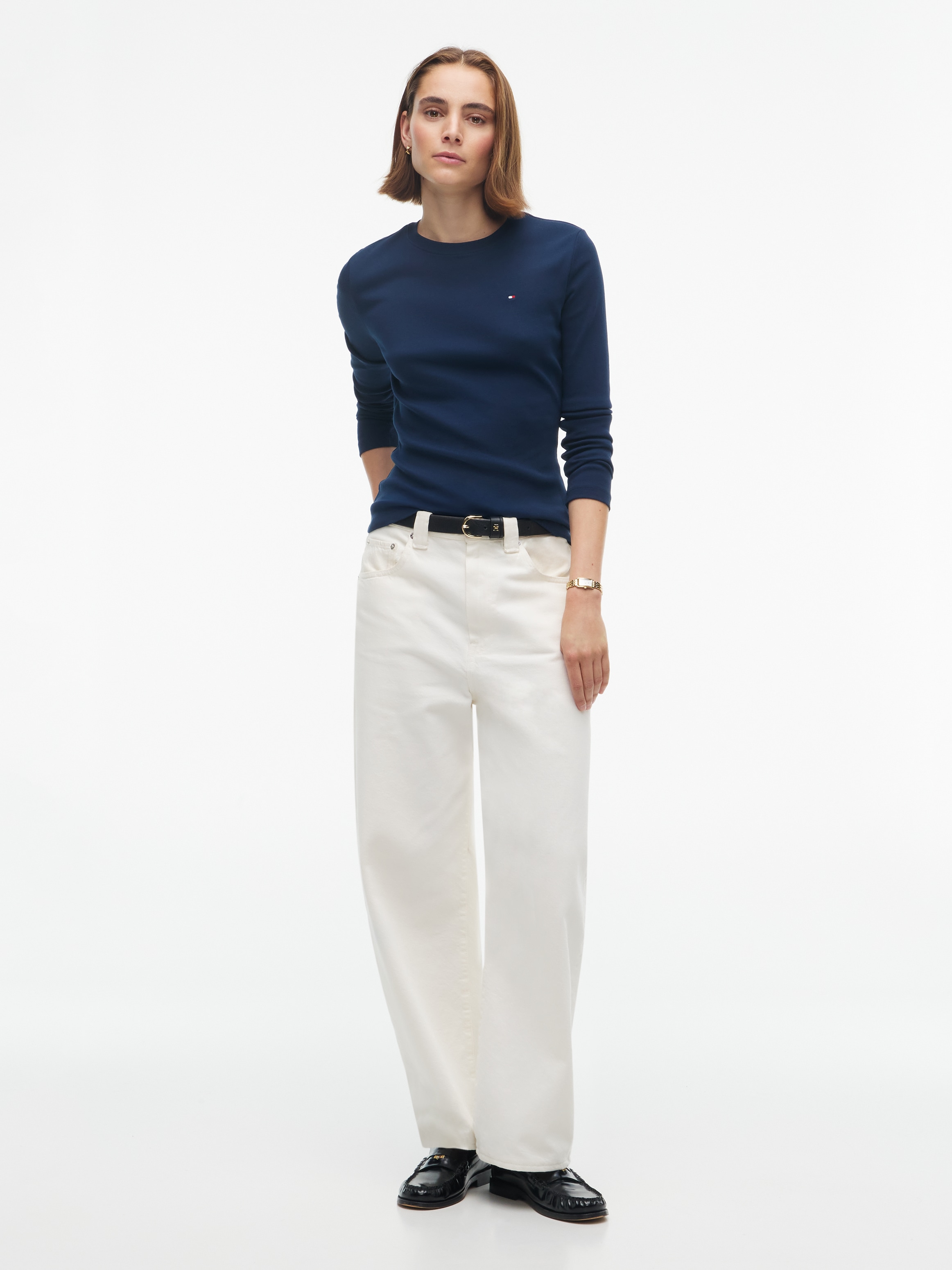 Tommy Hilfiger T-shirt à manches longues »CODY SLIM C-NK L/S T-SHIRT« Coton, coupe slim