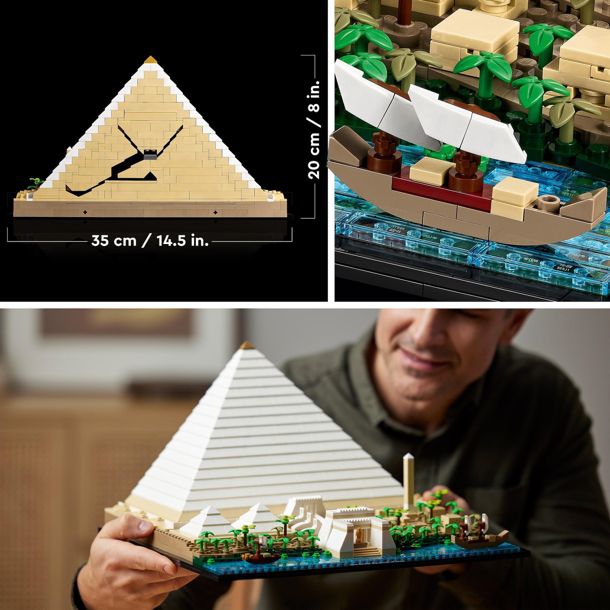 LEGO® Pions de construction »Cheops-Pyramide (21058), LEGO® Architecture« Made in Europe