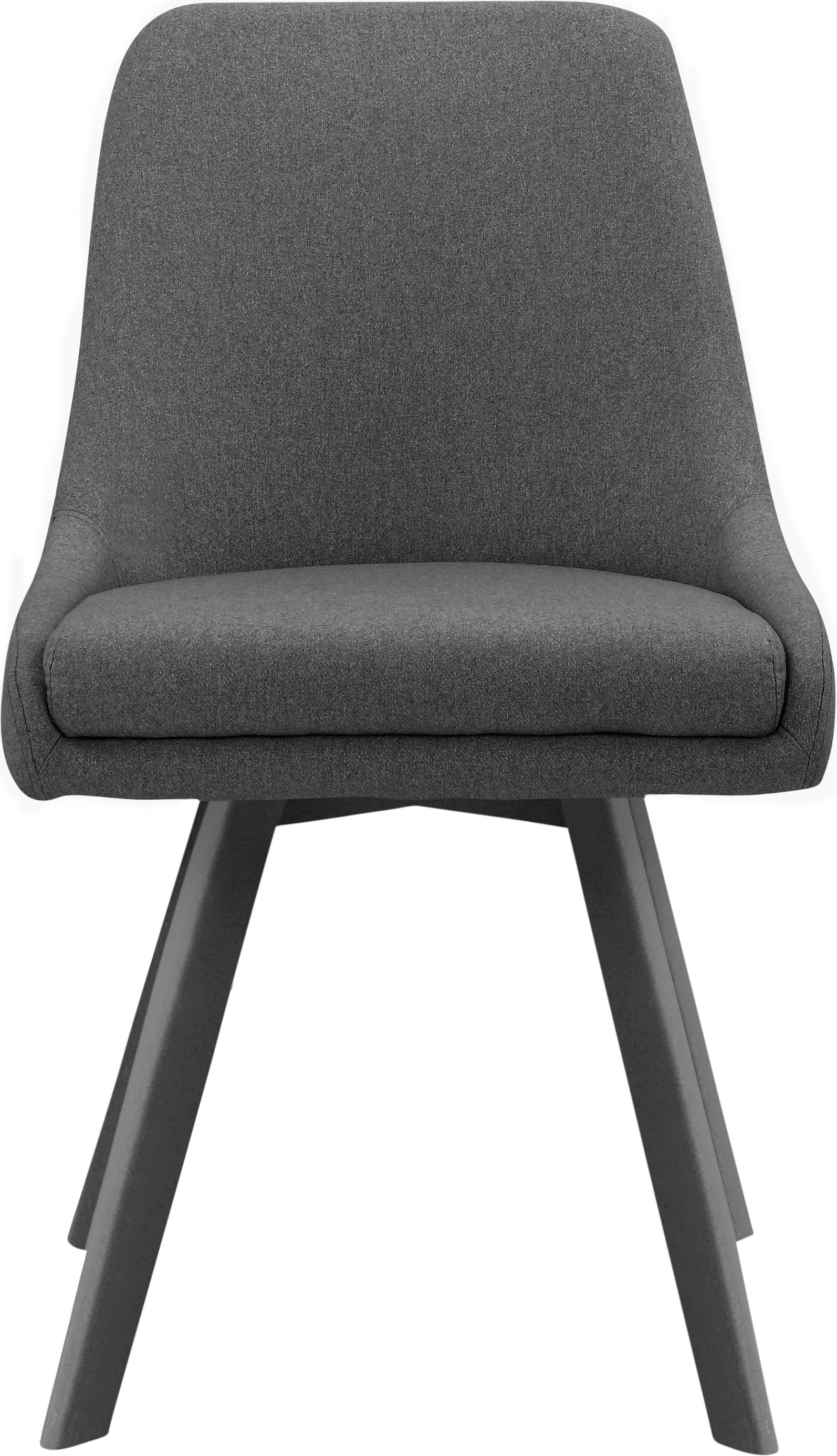 Leonique Esszimmerstuhl »Dilla«, (Set), 2 St., Webstoff, 2er Set, Webstoff Bezug, Beingestell aus Metall, Sitzhöhe 48 cm
