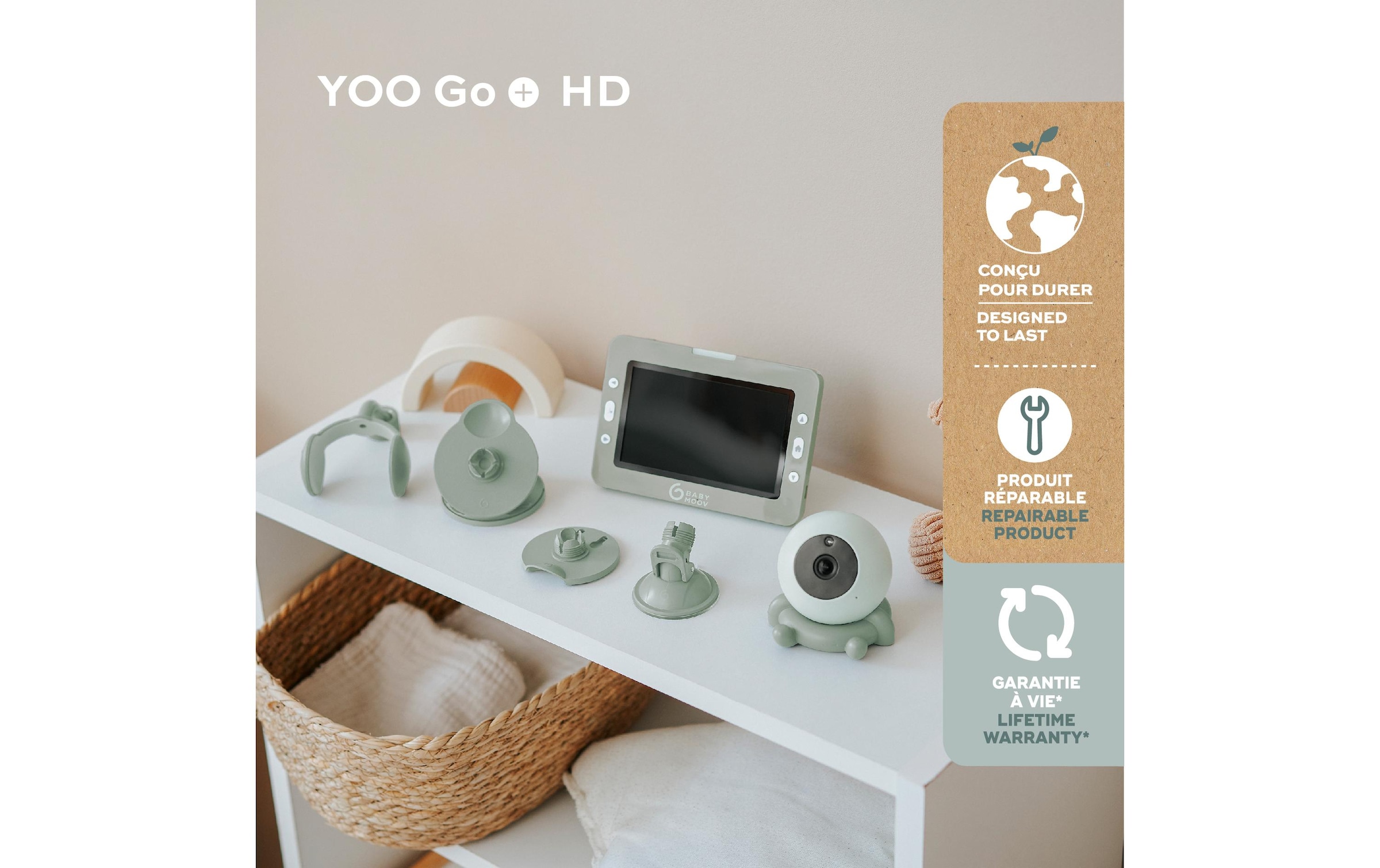 BABYMOOV Babyphone »Yoo Go Plus HD«