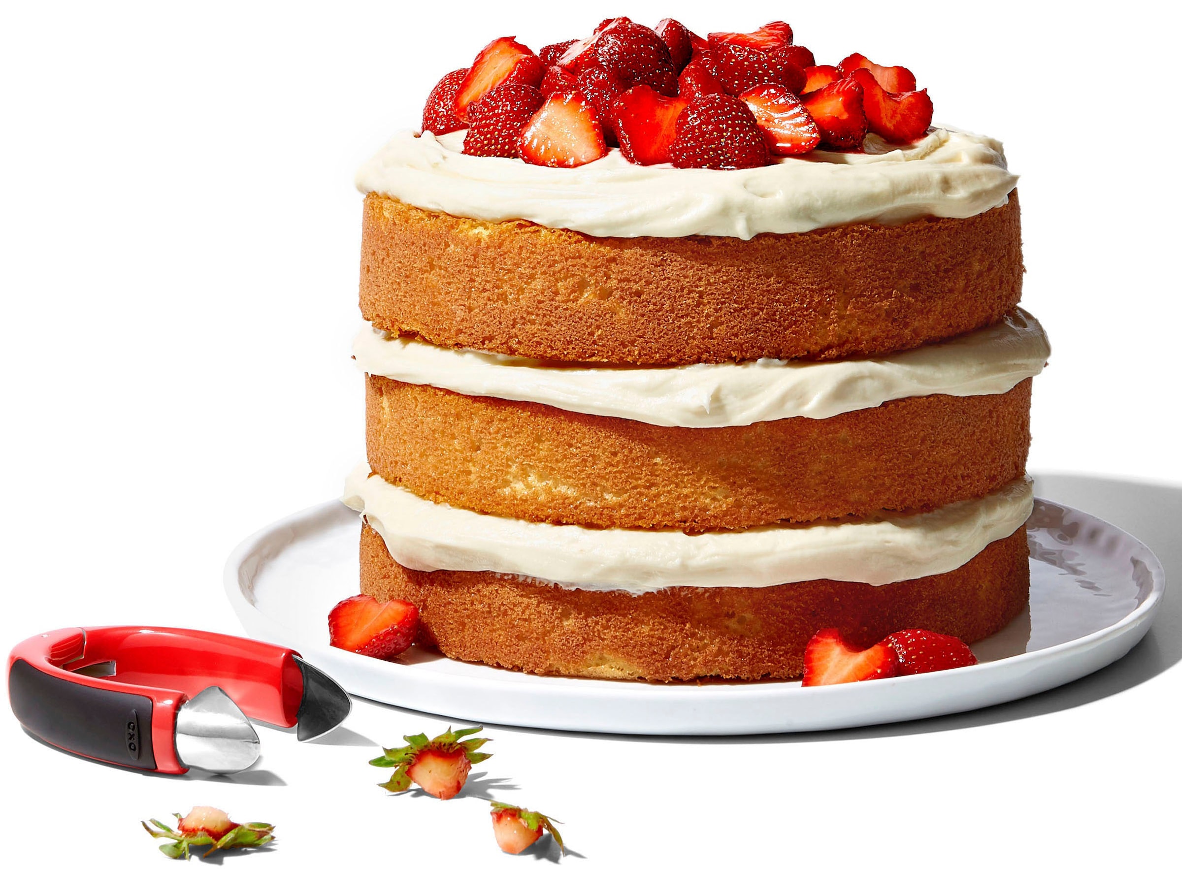 OXO Good Grips Obstmesser Erdbeerstrunkentferner