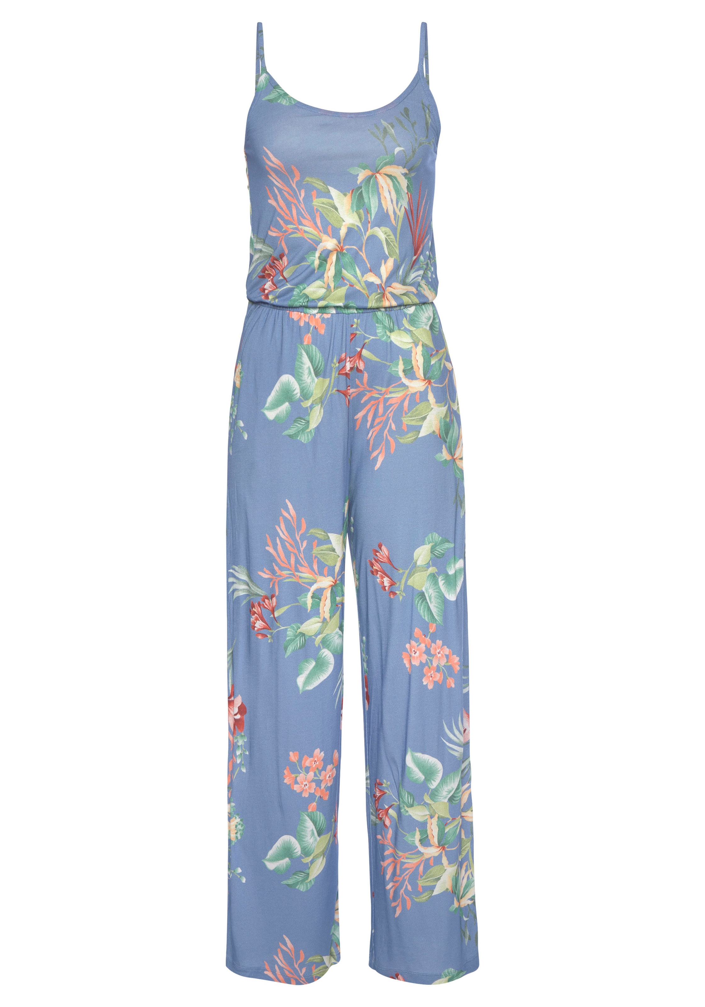 Buffalo Jumpsuit, mit Alloverdruck und Taschen, sommerlicher Jumpsuit