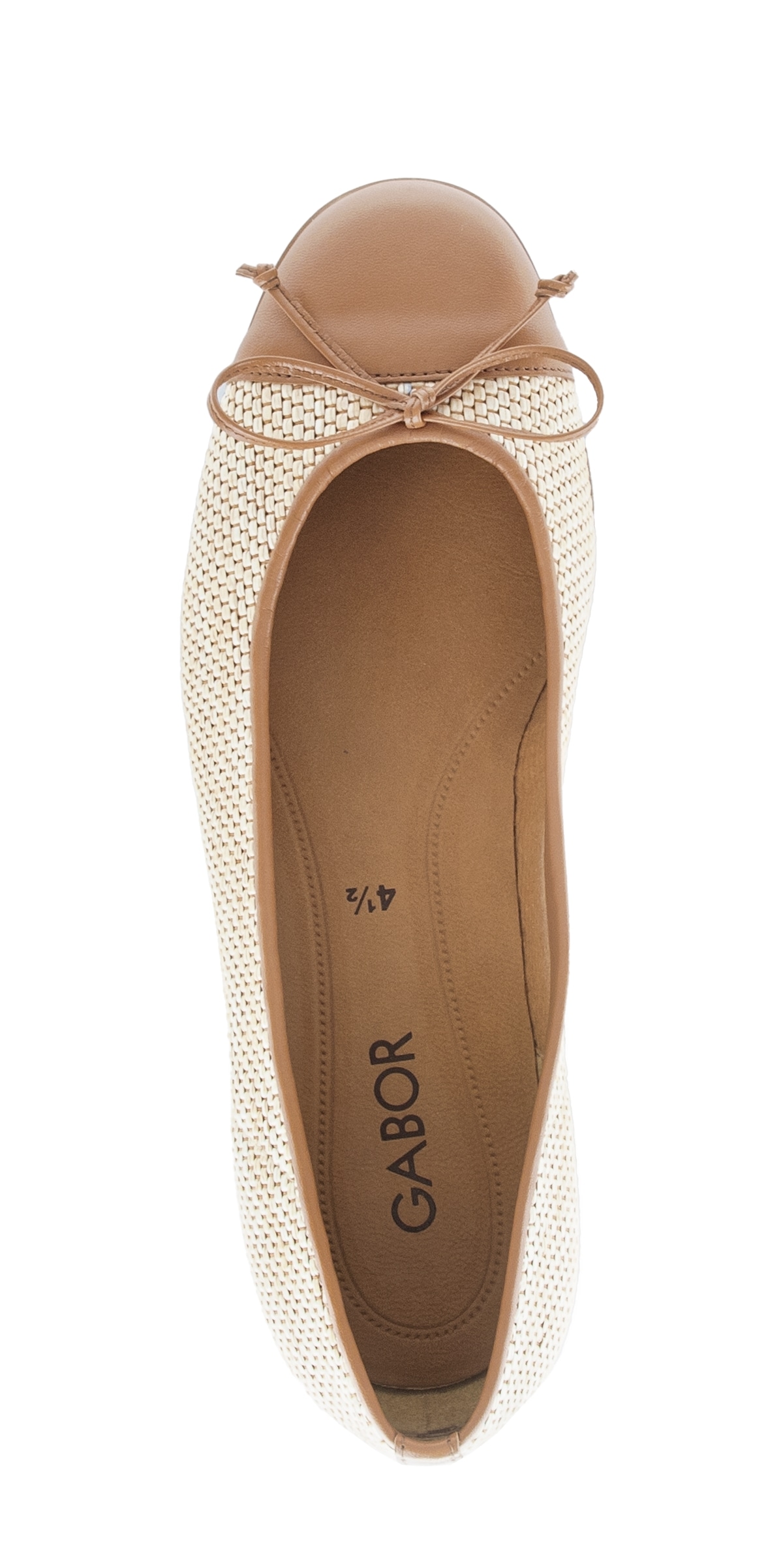Gabor Ballerina  Blockabsatz, Businessschuh, Schupfschuh in runder Form