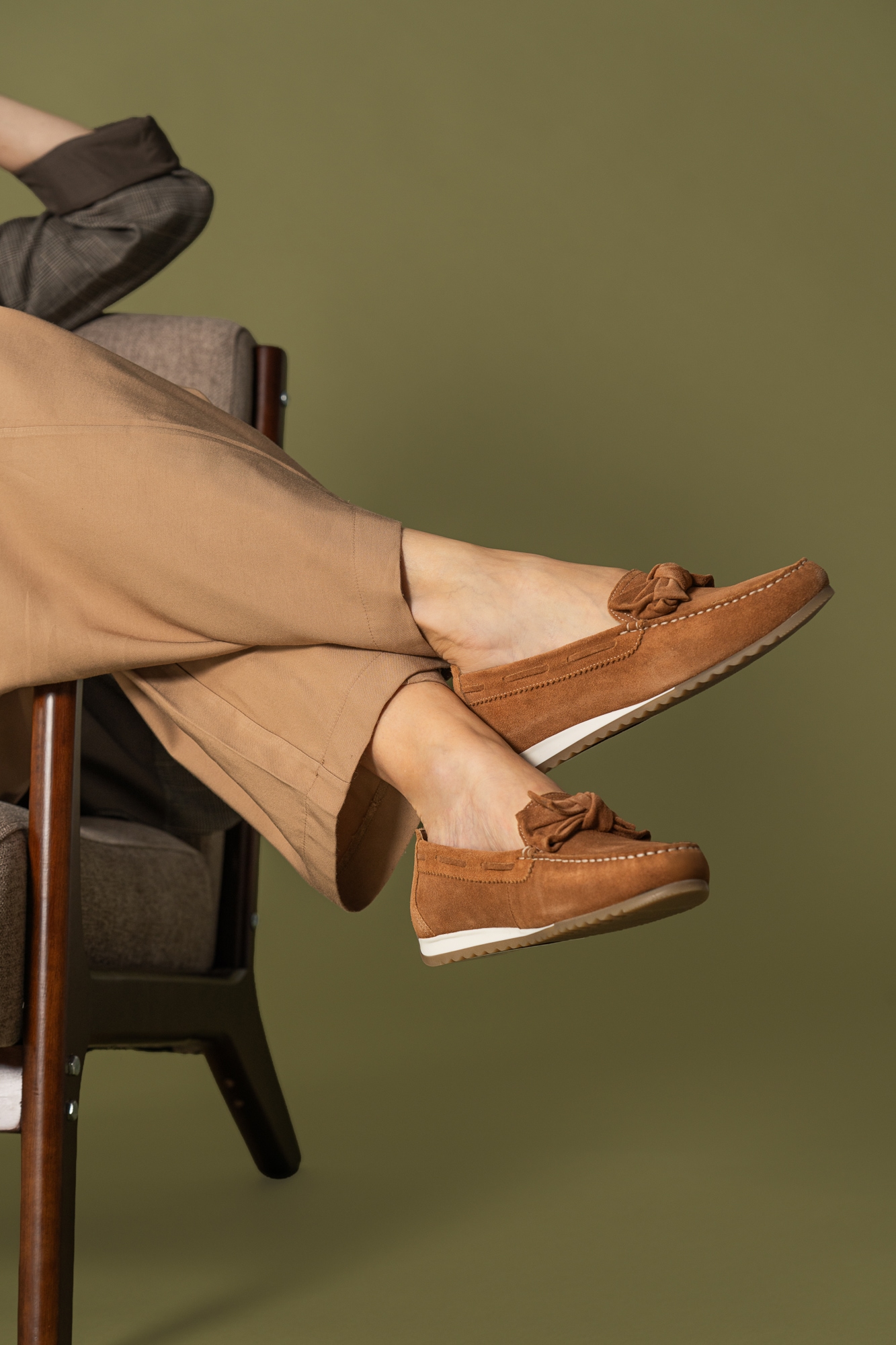 Ara Mokassin »NEW PORT«  Schlupfschuh, Slipper mit Wechselfussbett, G-Weite