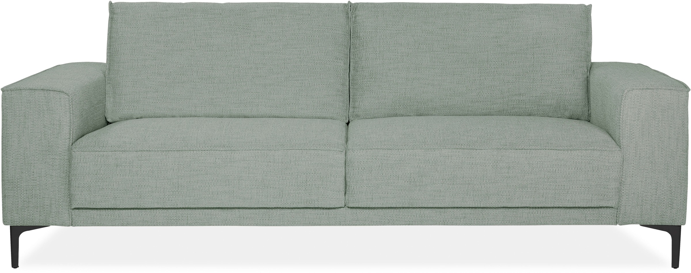 Places of Style 3-Sitzer »Oland«, 224 cm, Wellenunterfederung, Skandi-Design, Metallfüsse