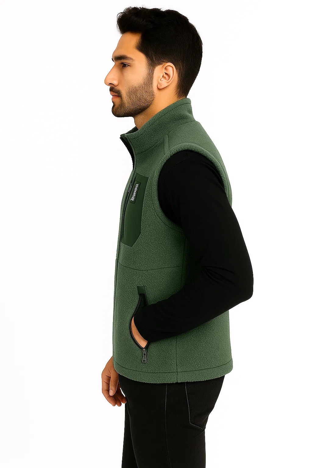 LPO Gilet polaire »Ravin« mit Langhaarfleece