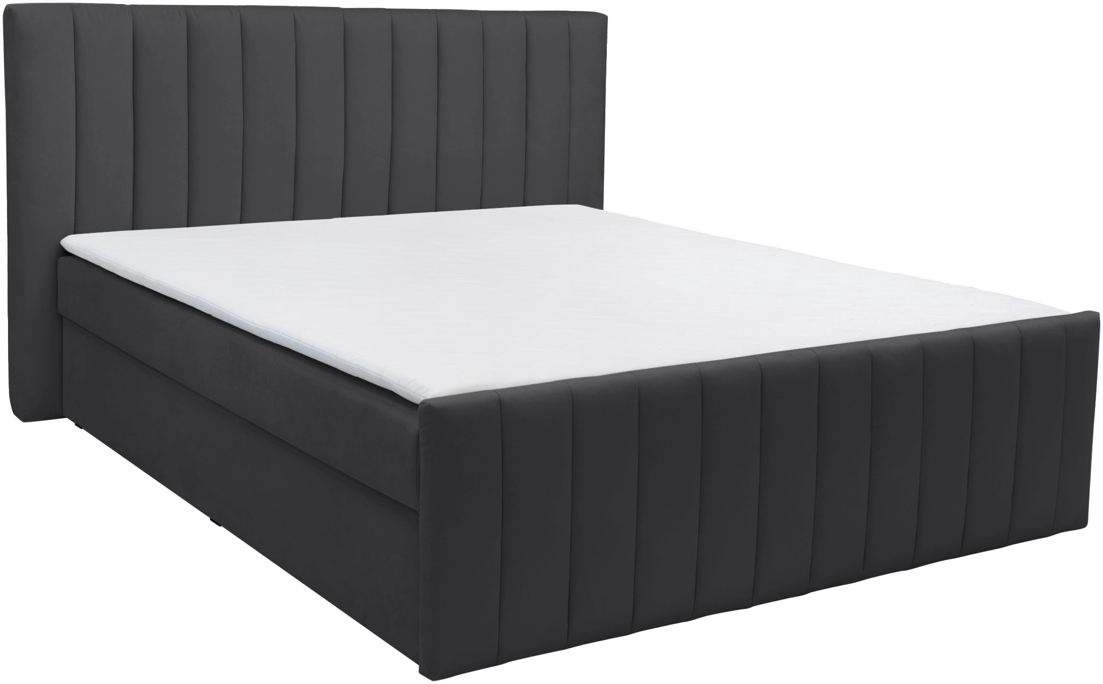 INOSIGN Boxbett »Effy inkl. Bettkasten und Topper, erhältlich in der Breite 180x200cm«, verschiedene Härtegrade wählbar