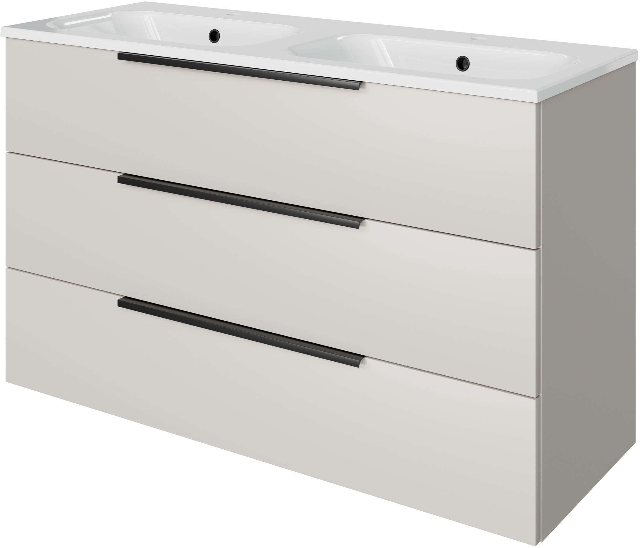Image of Saphir Badmöbel-Set "Mineralmarmor-Waschtisch mit Waschtischunterschrank" 2 Stk. tlg.