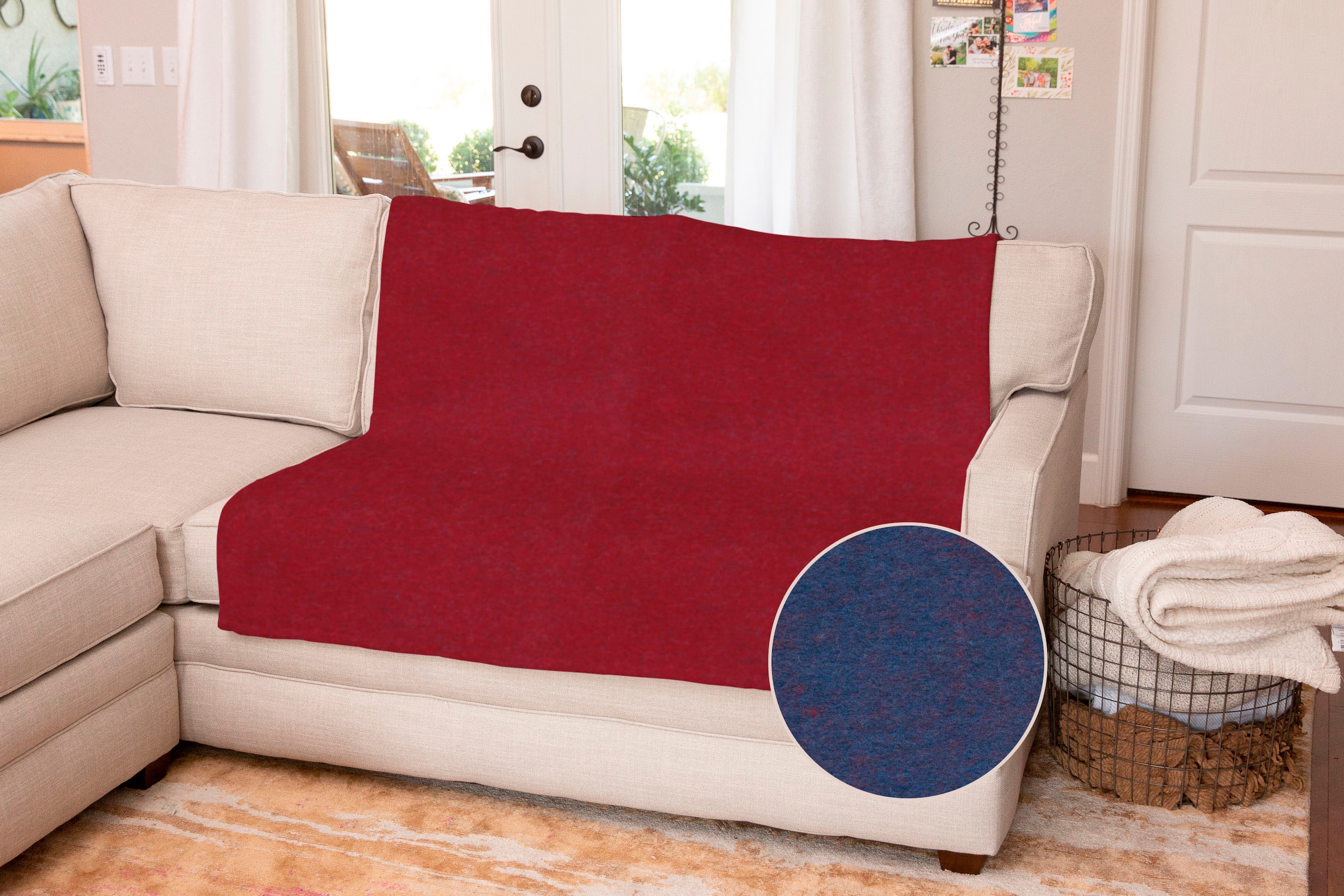 SETEX Couverture d'intérieur »Melange« apportez à votre maison une touche personnelle avec la couverture réversible.