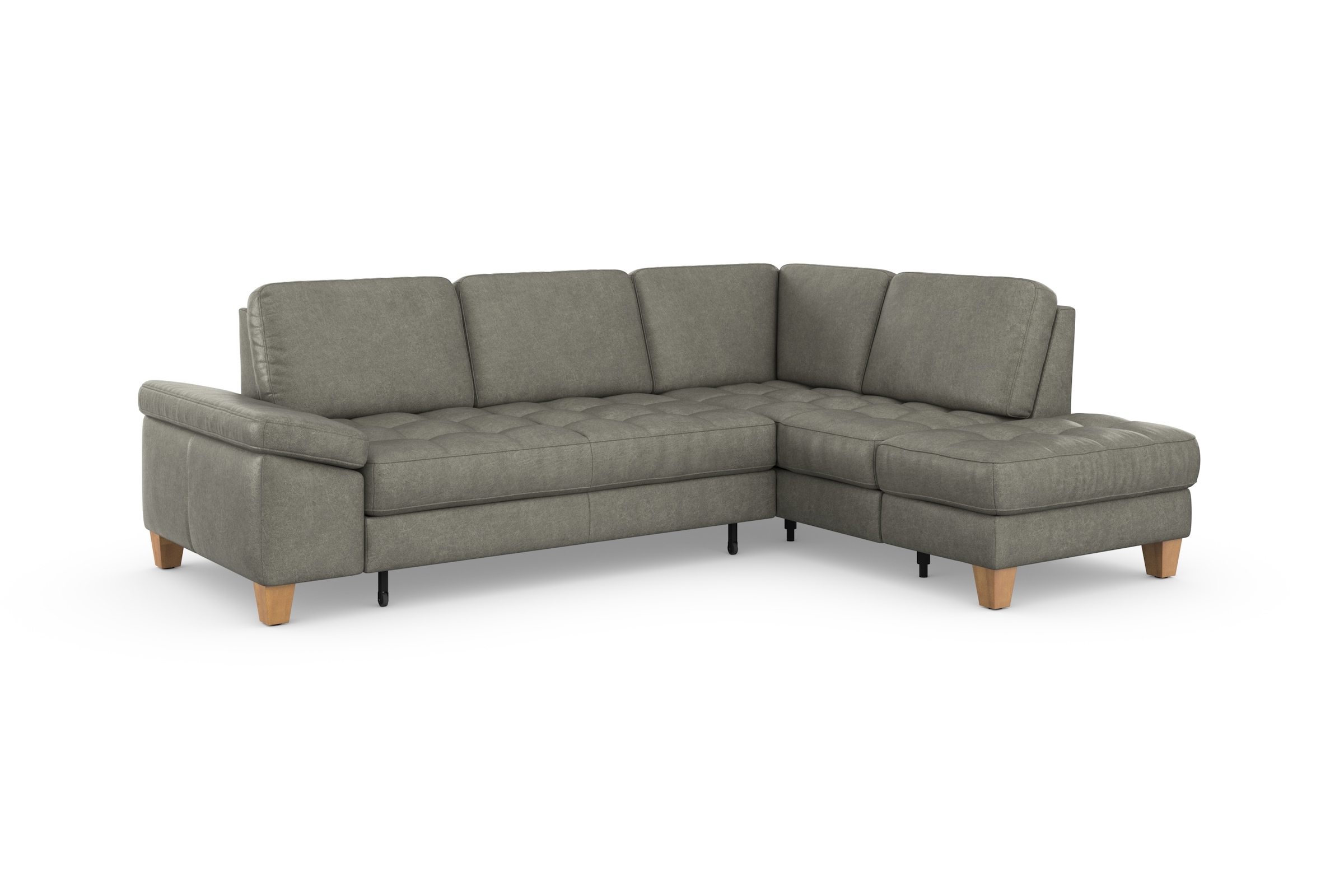 sit&more Ecksofa »Westham L-Form«, mit Ottomane, mit oder ohne Bettfunktion, Bettkasten, Verstellung