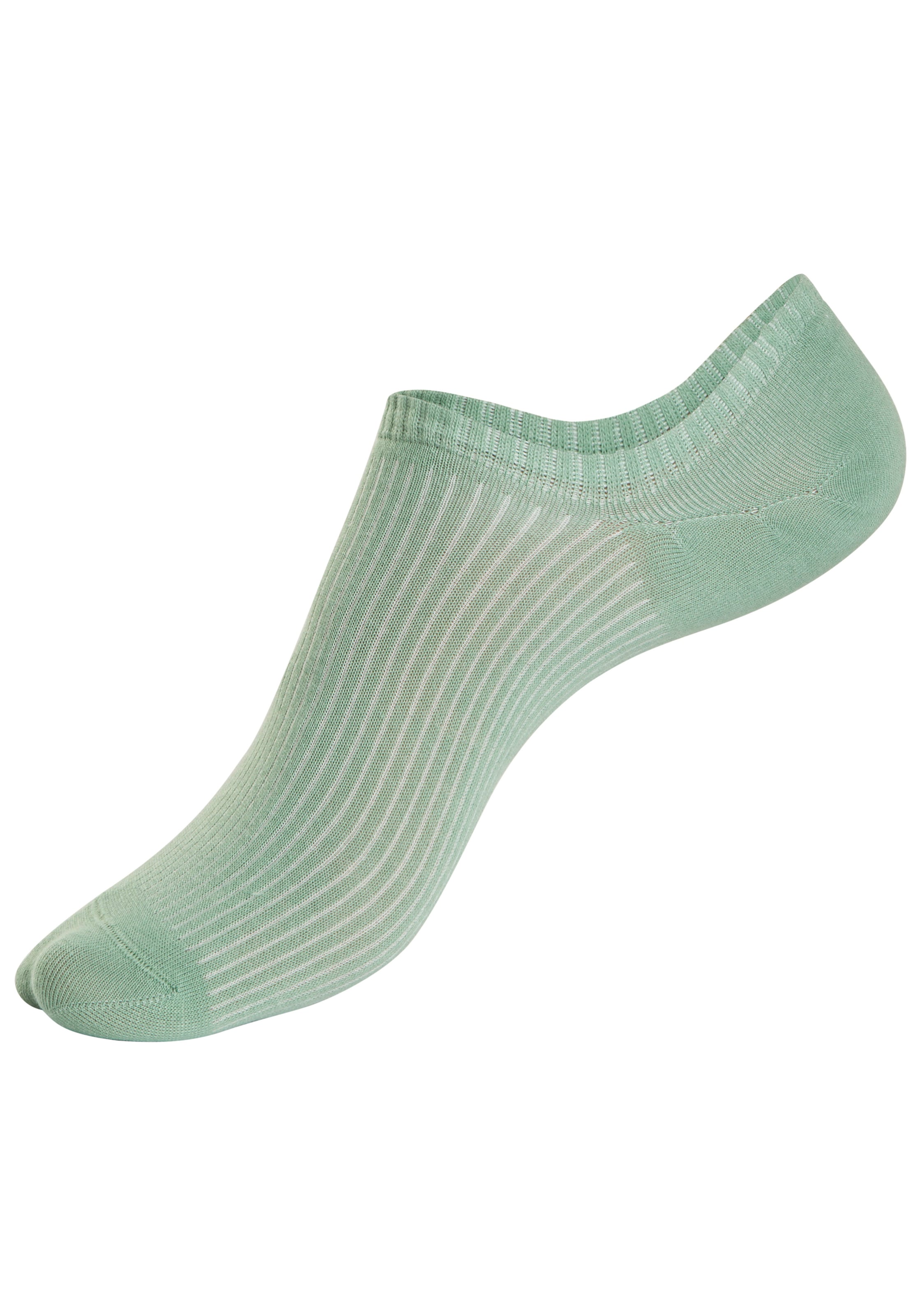 H.I.S Chaussettes de baskets Paquet, 7 Couple tlg. invisible und gerippt