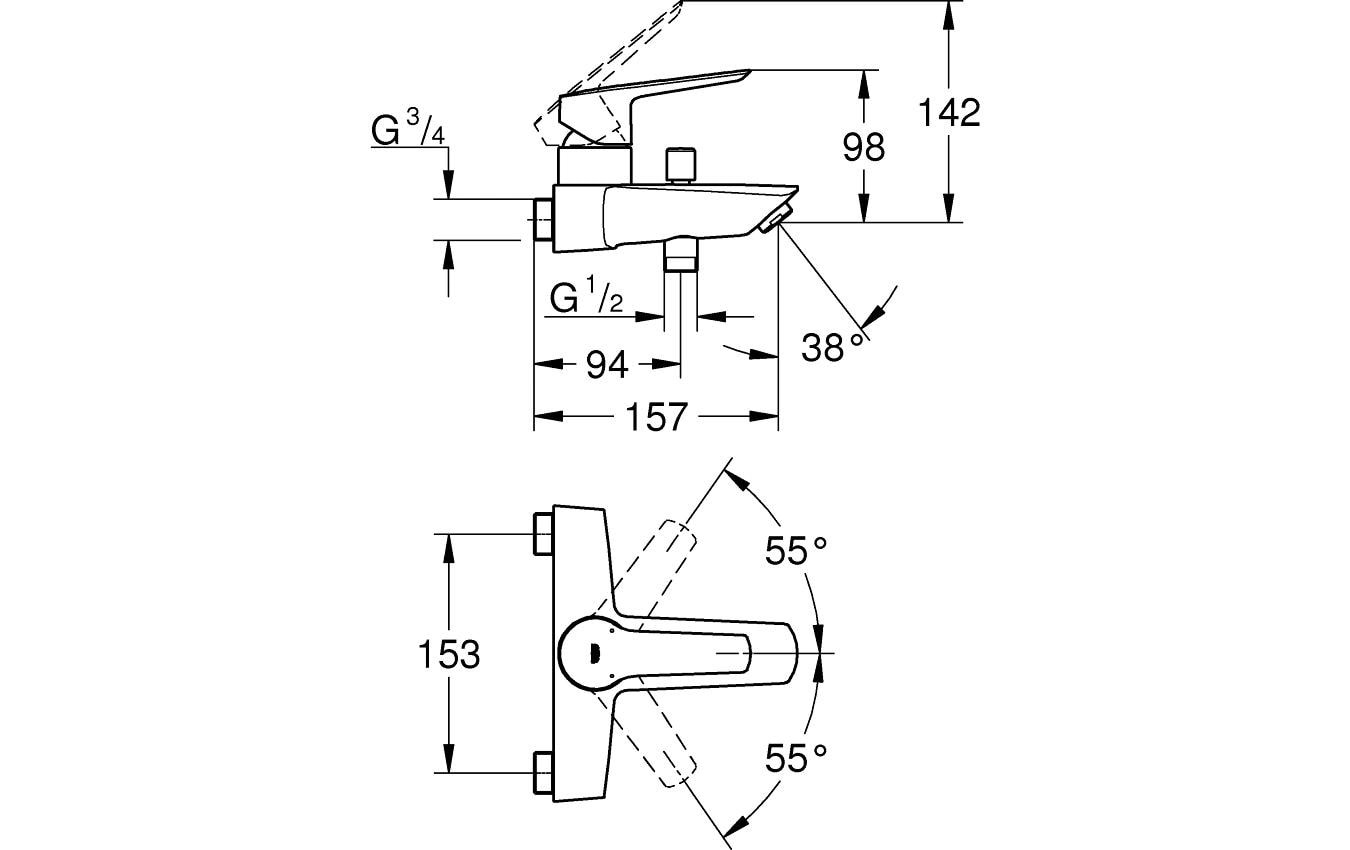 Grohe Duscharmatur »Start«