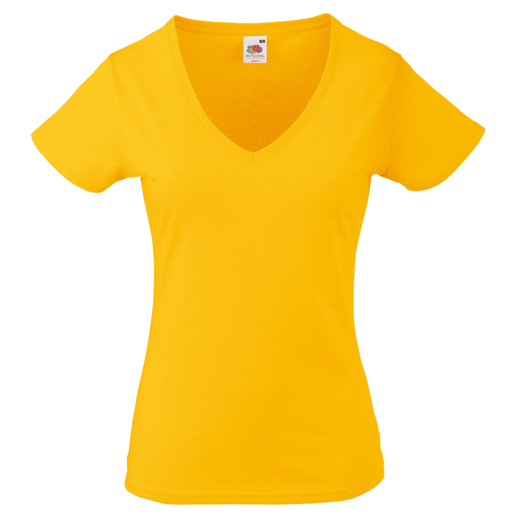 V-Shirt »Lady-Fit Valueweight Damen T-Shirt, V-Ausschnitt«