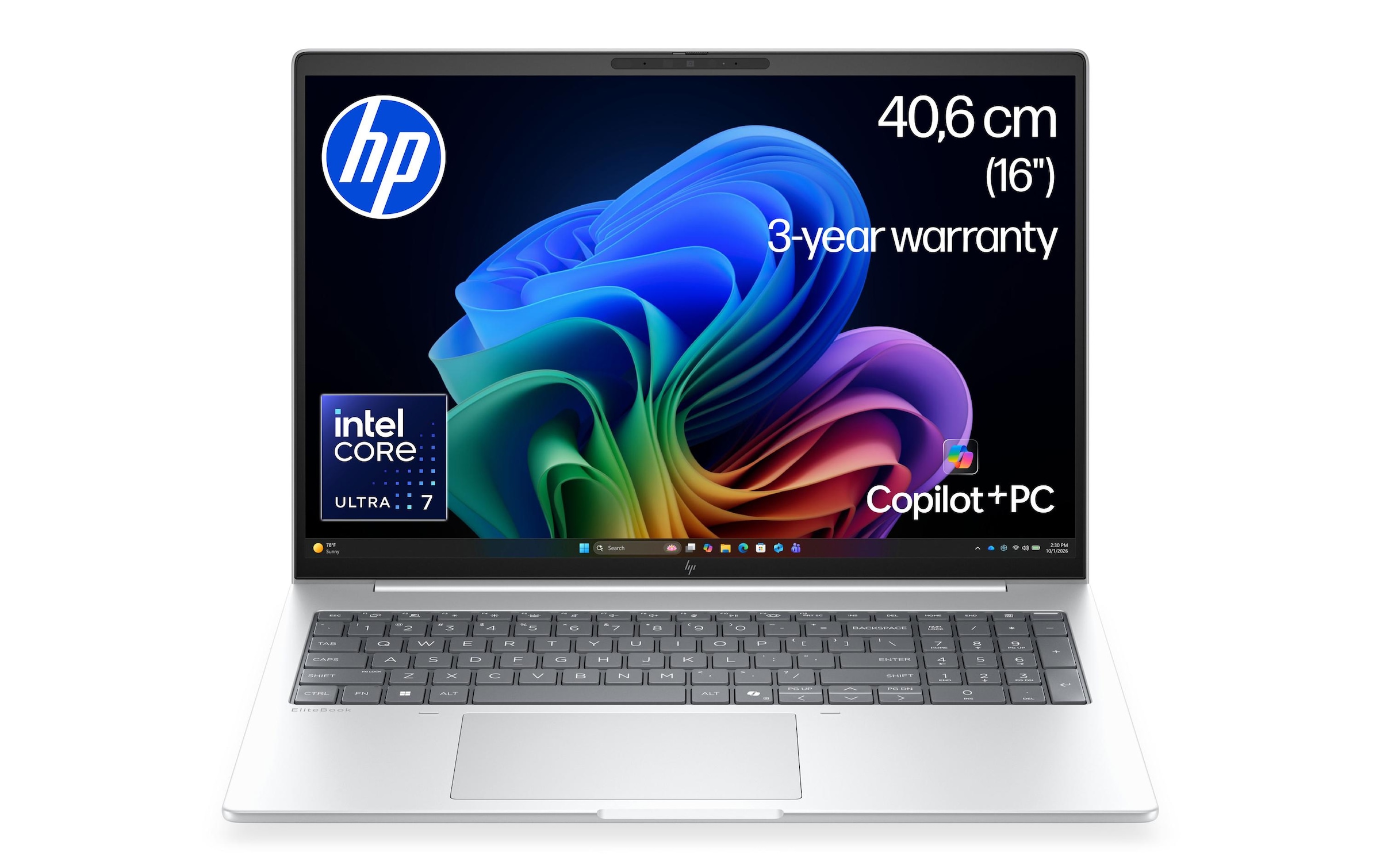 HP Business-Notebook »EliteBook 8 G2i 16 AI PC DN6T0ET« / 16 ″ Intel Core Ultra 7 Integrierte NPU (Neural Processing Unit)