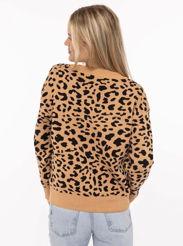 Zwillingsherz Pull en tricot »"Classic Leo"« Animal-Muster