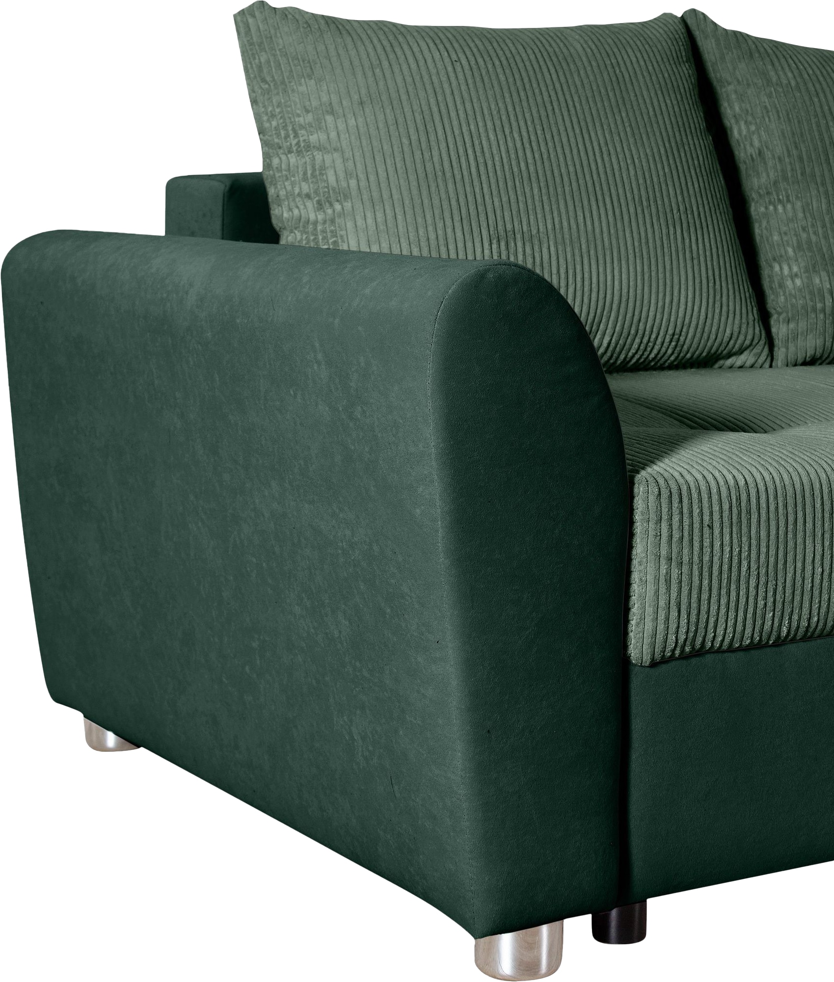 COLLECTION AB Ecksofa »Jana L-Form«, inkl. Bettfunktion,Bettkasten und Bonnelfederkern