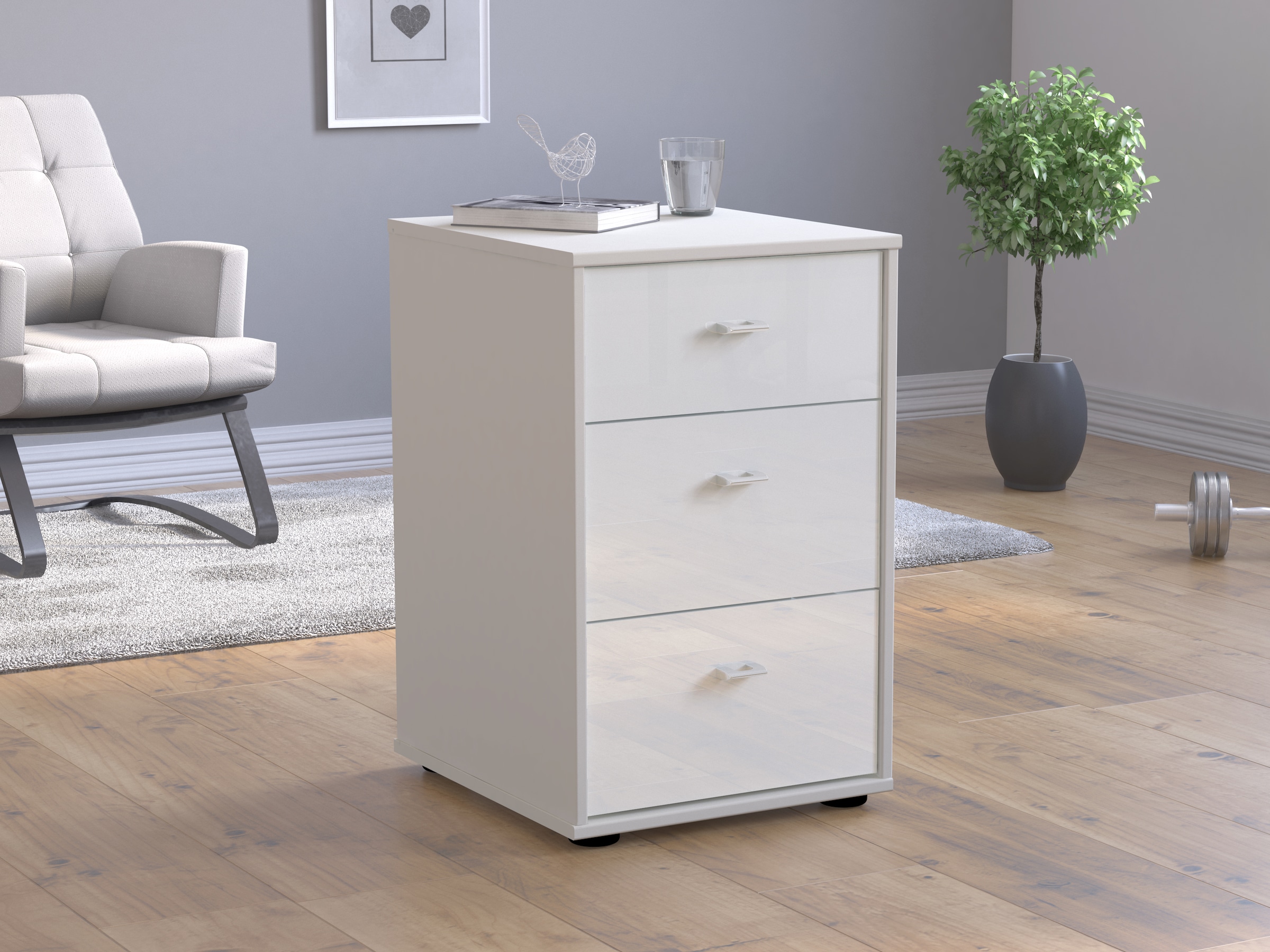 Image of WIEMANN Nachtkonsole »Rialto«, (Set, 2 St.), in Boxspringhöhe, vormontiert bei Ackermann Versand Schweiz