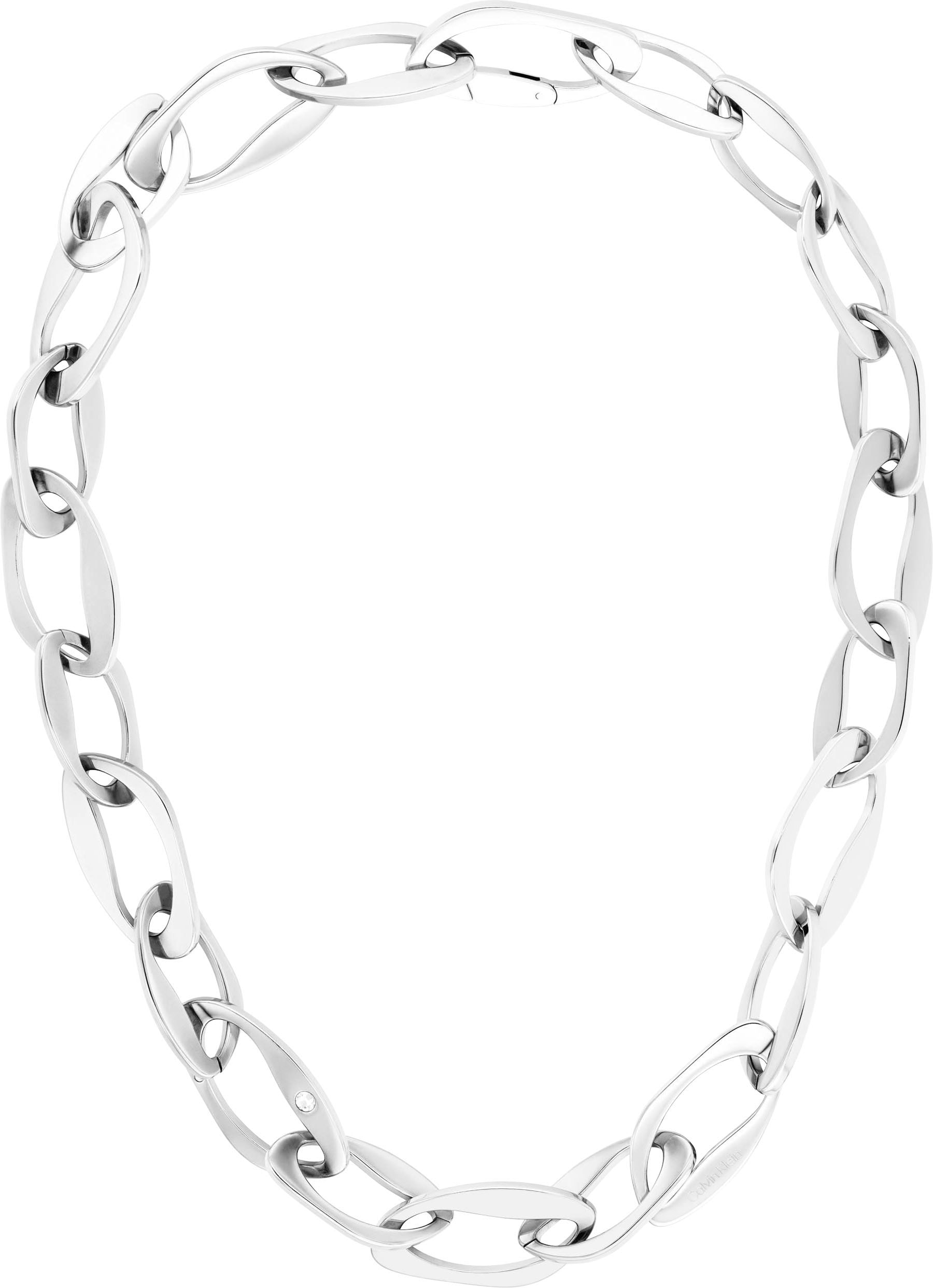 Image of Calvin Klein Edelstahlkette "HARMONIOUS CONNECTION" mit Glasstein