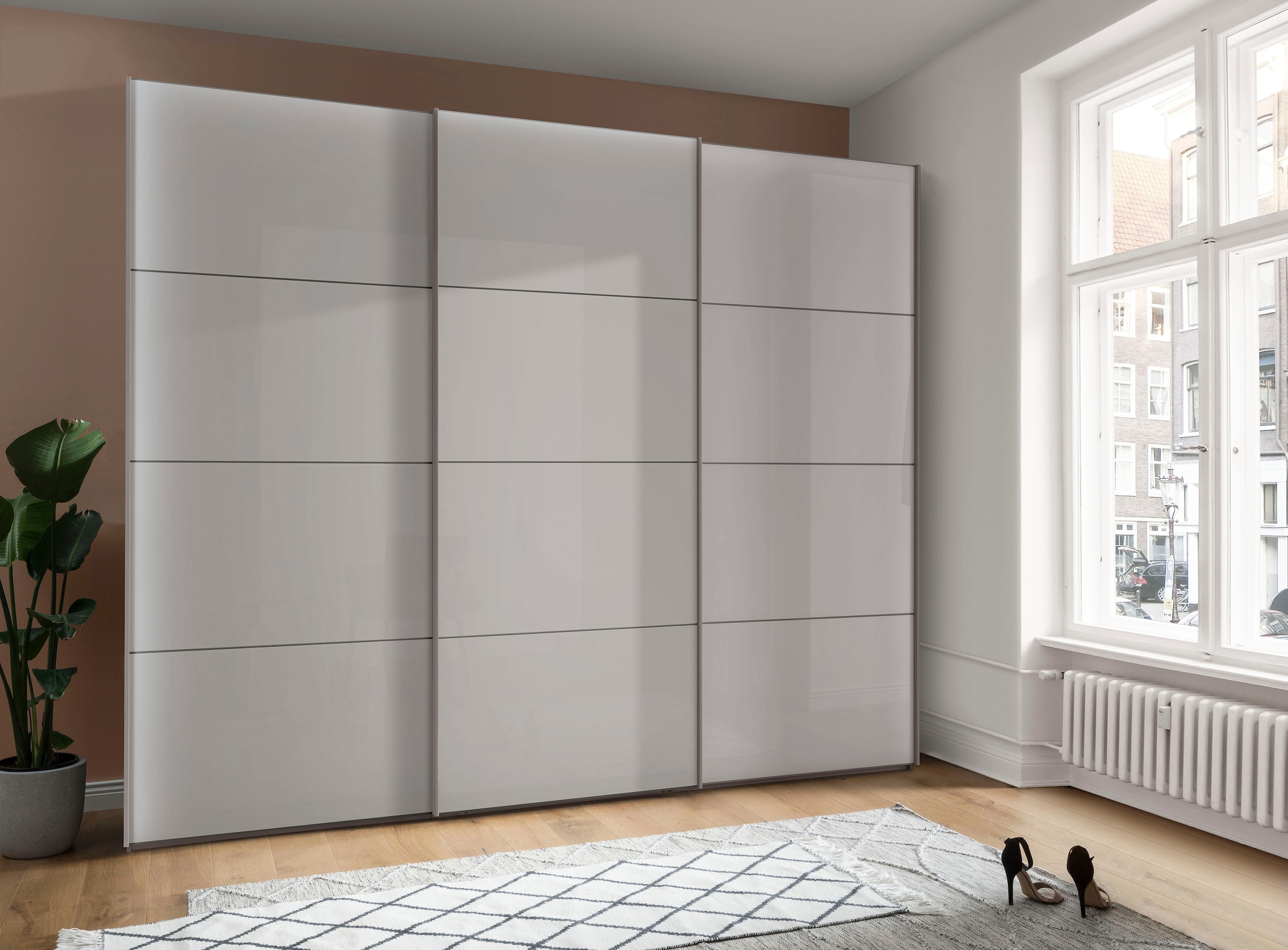WIEMANN Armoire à portes coulissantes »Kos« avec joint creux