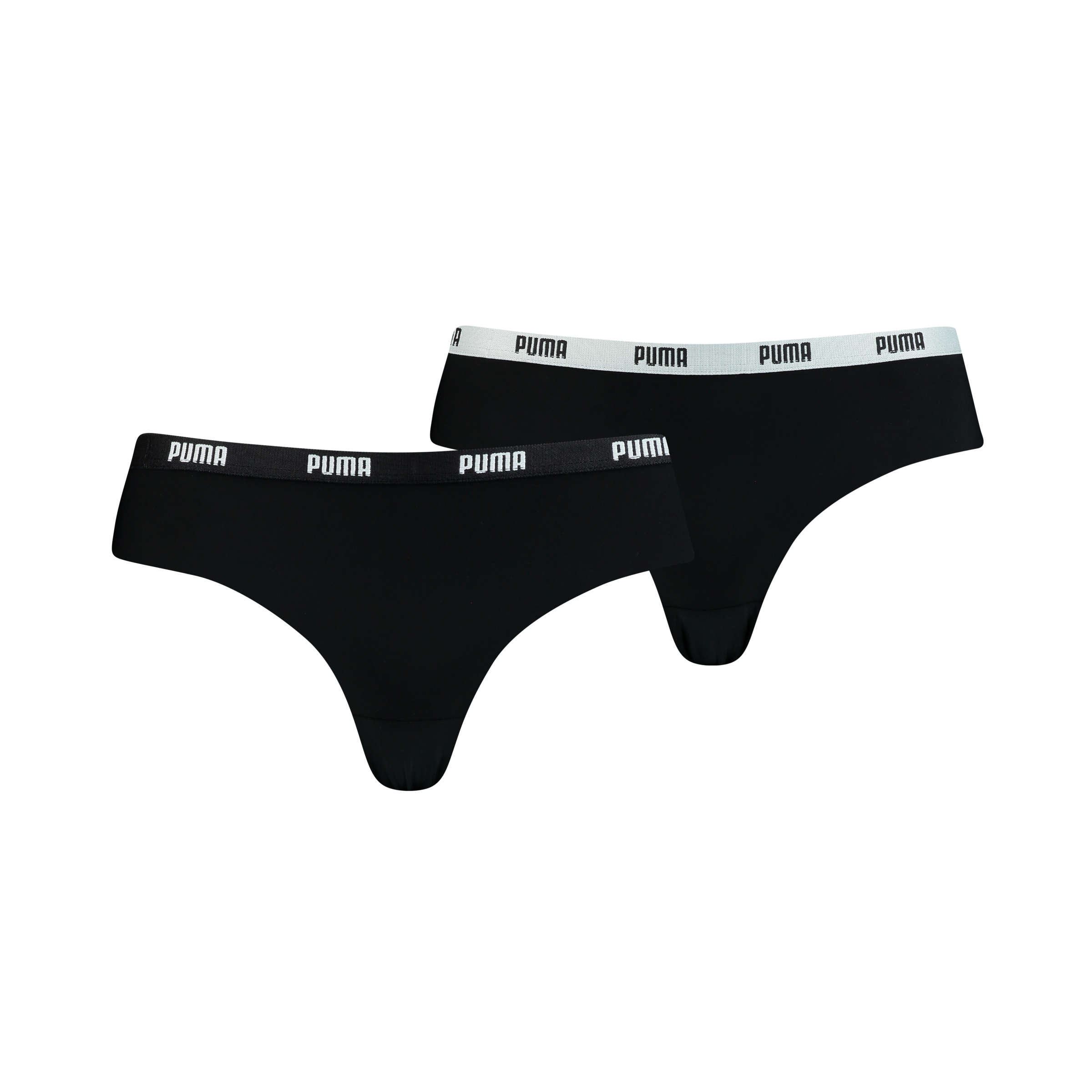 Image of PUMA Brasilslip "PUMA WOMEN MICROFIBER BRAZILIAN 2P HANG" 2er Pack, Mit Soft-Touch-Bund