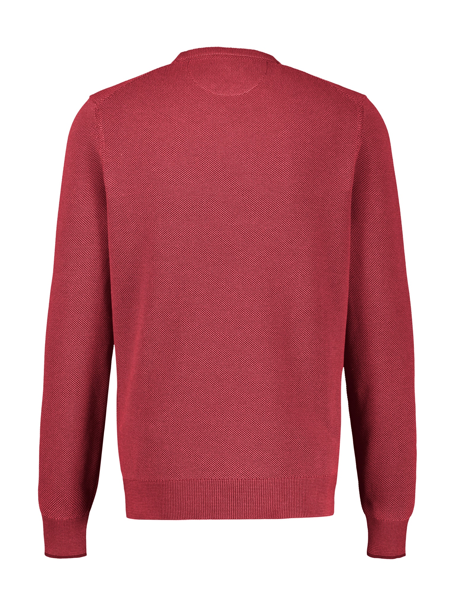 LERROS Pull en tricot avec broderie de logo et en coton pur