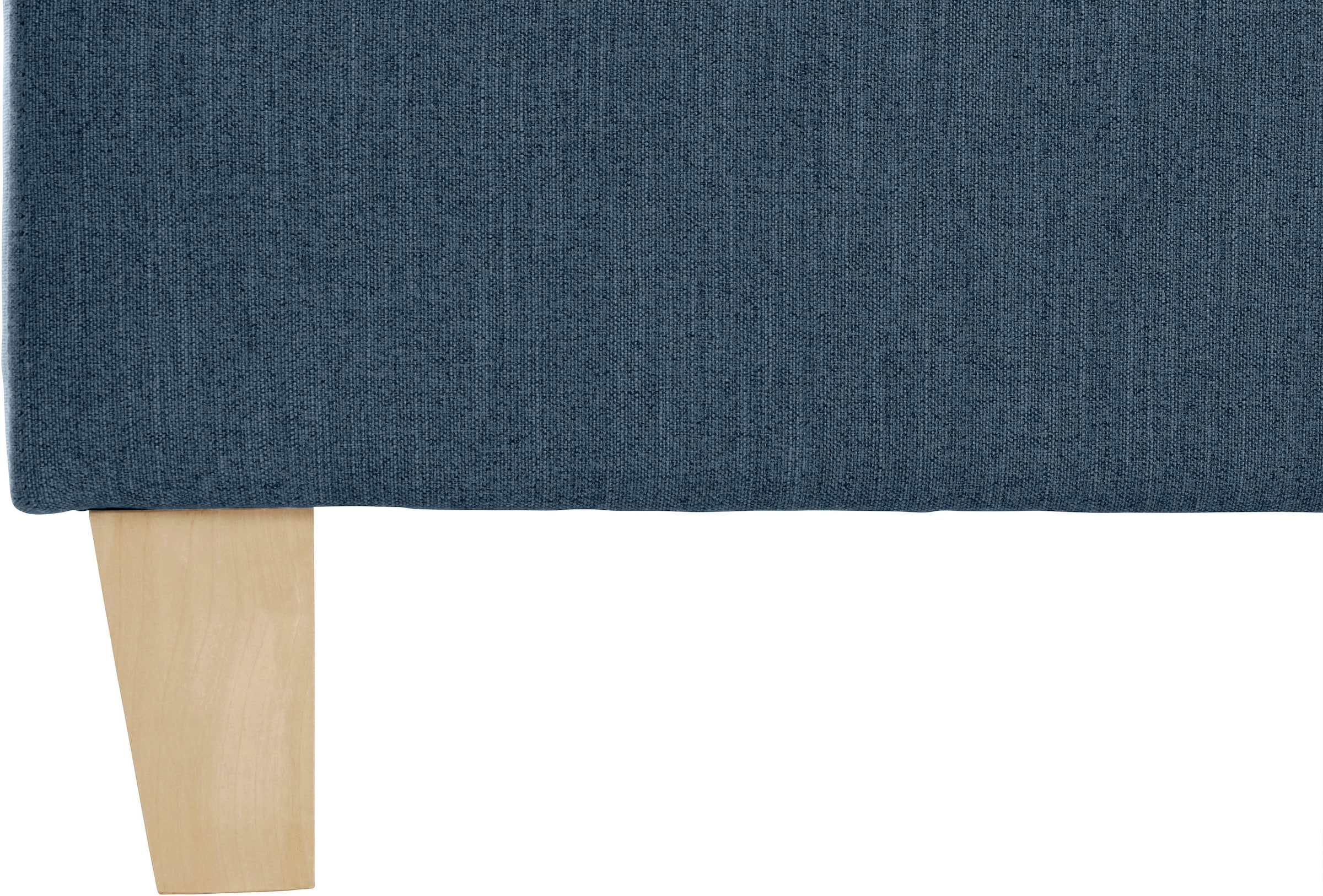 GOODproduct Polsterbett »Heddi«, in 5 Breiten: von 90cm-200cm, Biese am Kopfteil, Strukturstoff