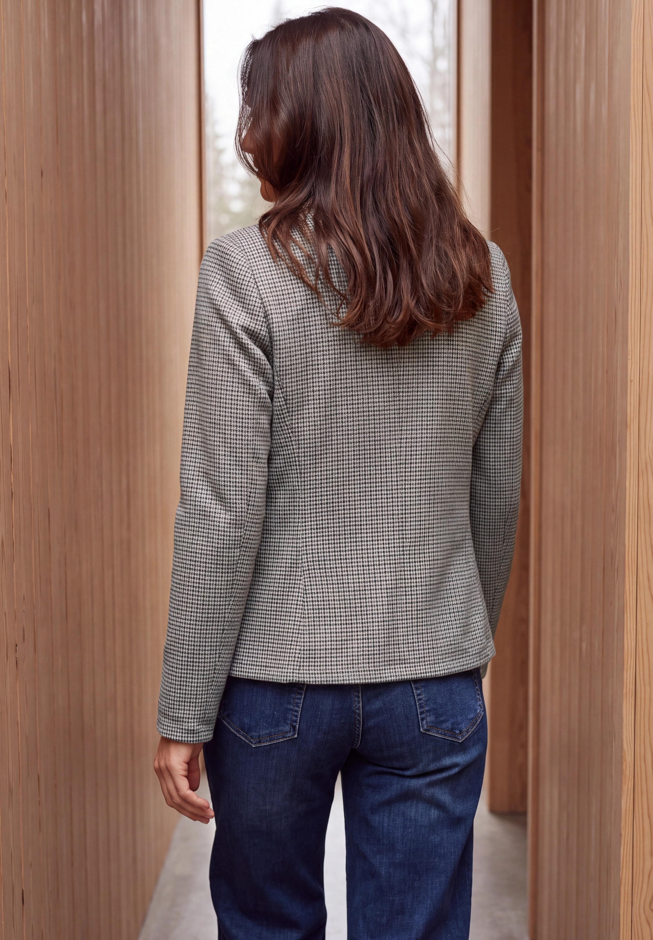 Cecil Blazer court Blazer mit Houndstooth-Muster