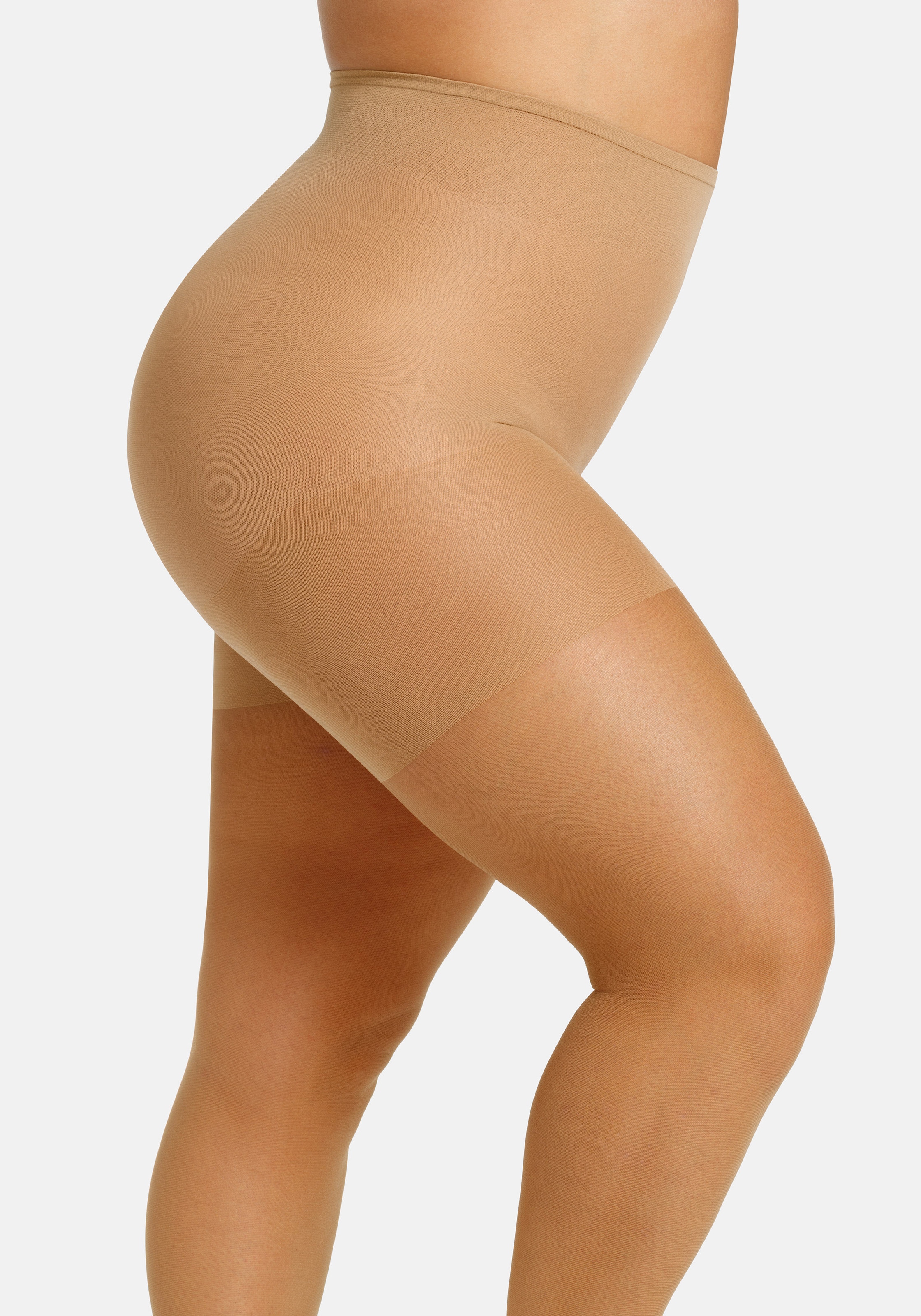 Camano Feinstrumpfhose »fine curvy«, (2er Pack), mit grossen Grössen
