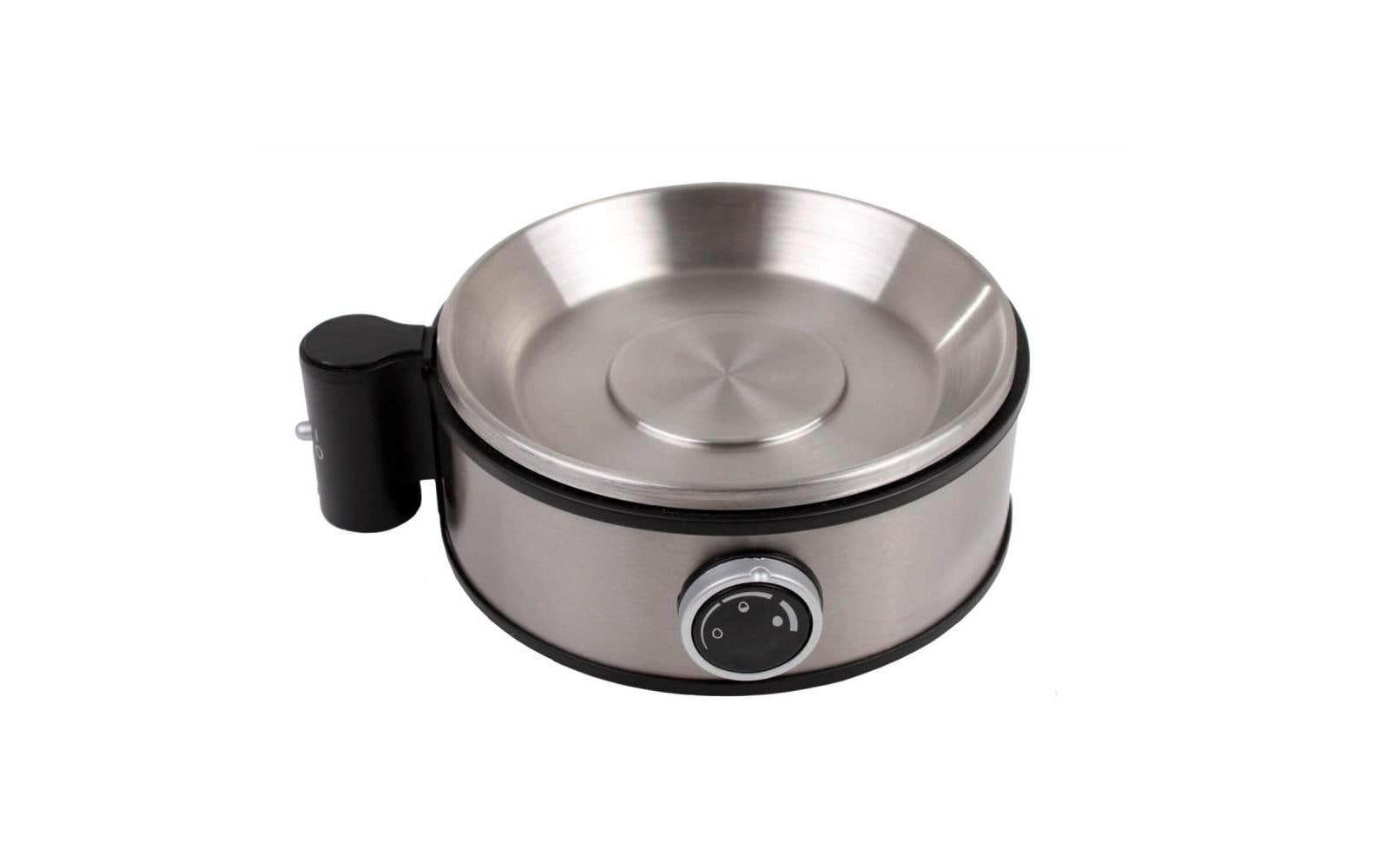 Rommelsbacher Eierkocher »20.ER 400 7 Eier, Silberfarben, Schwarz«, 400 W, Lieferung mit passendem CH-Fixadapter