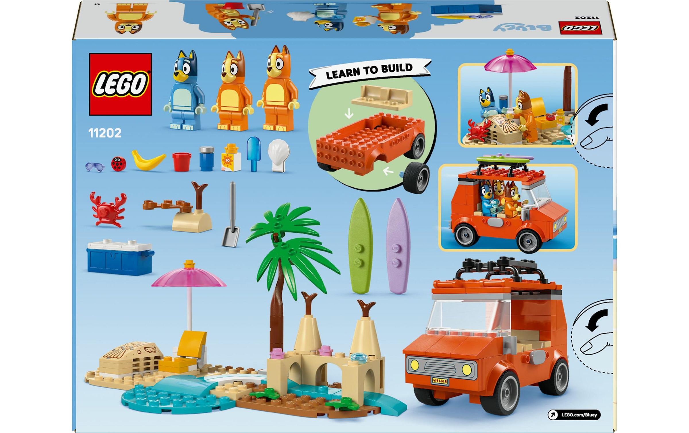 LEGO® Spielbausteine »LEGO® Blueys Strandausflug 11202«
