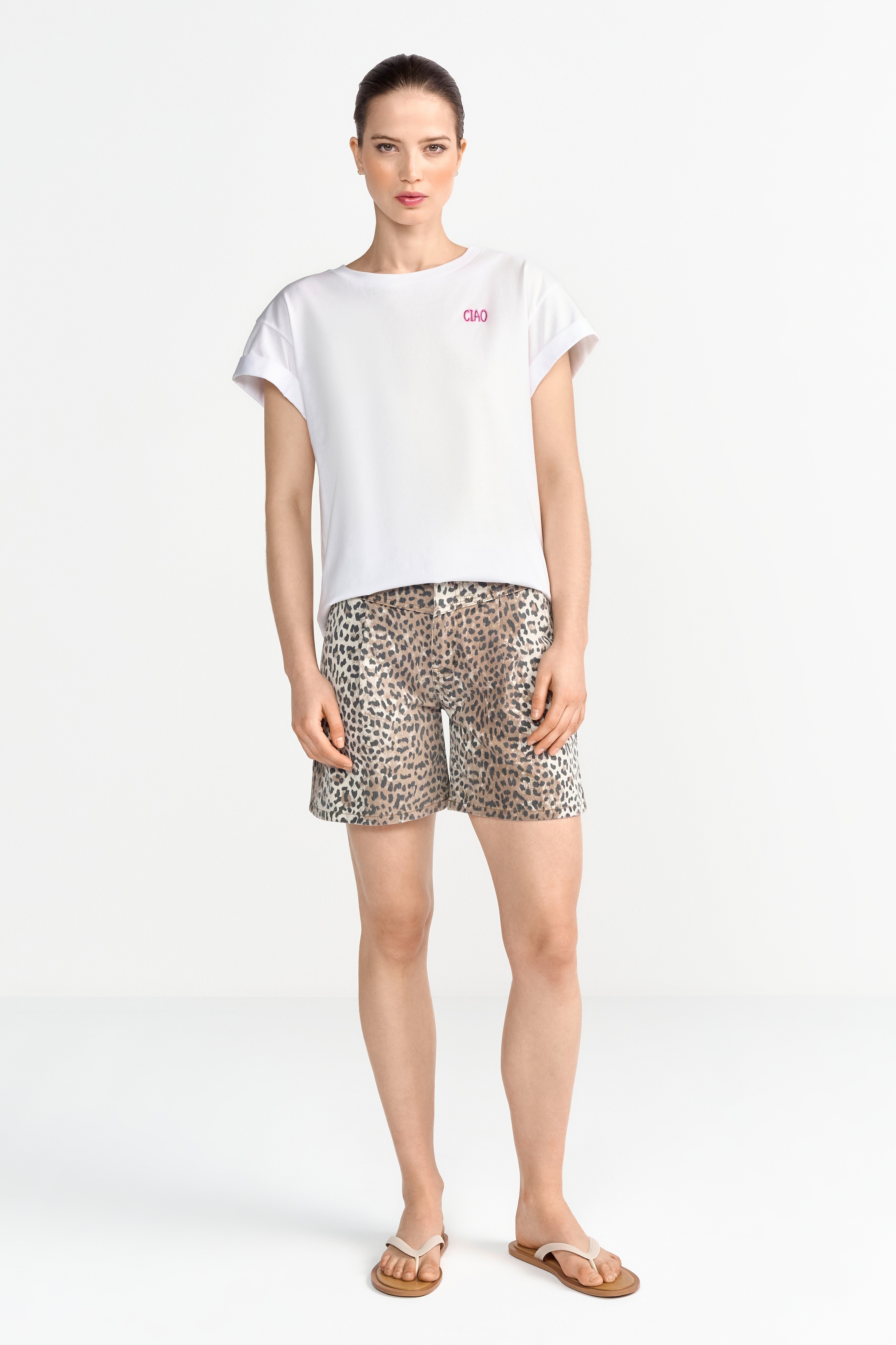 RICHROYAL T-Shirt, mit modischem Schriftzug