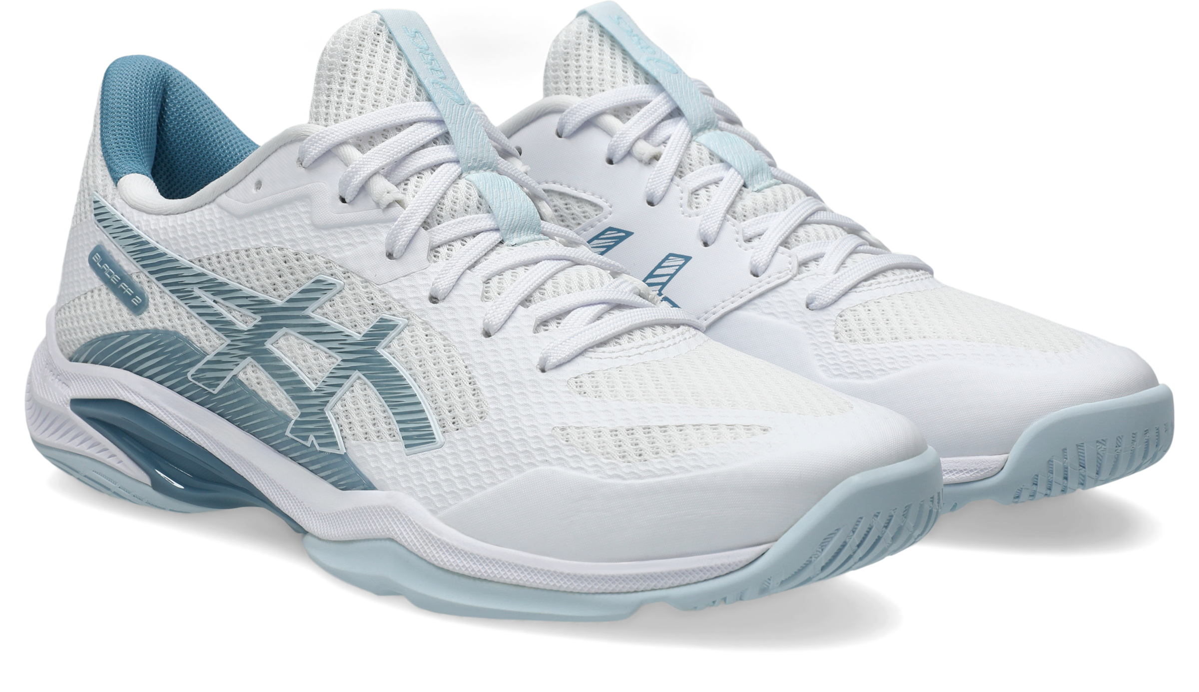 Asics, Herren, Hallenschuh »BLADE FF 2«, weiß, cool grau, 47, Bequemer Hallenschuh von Asics