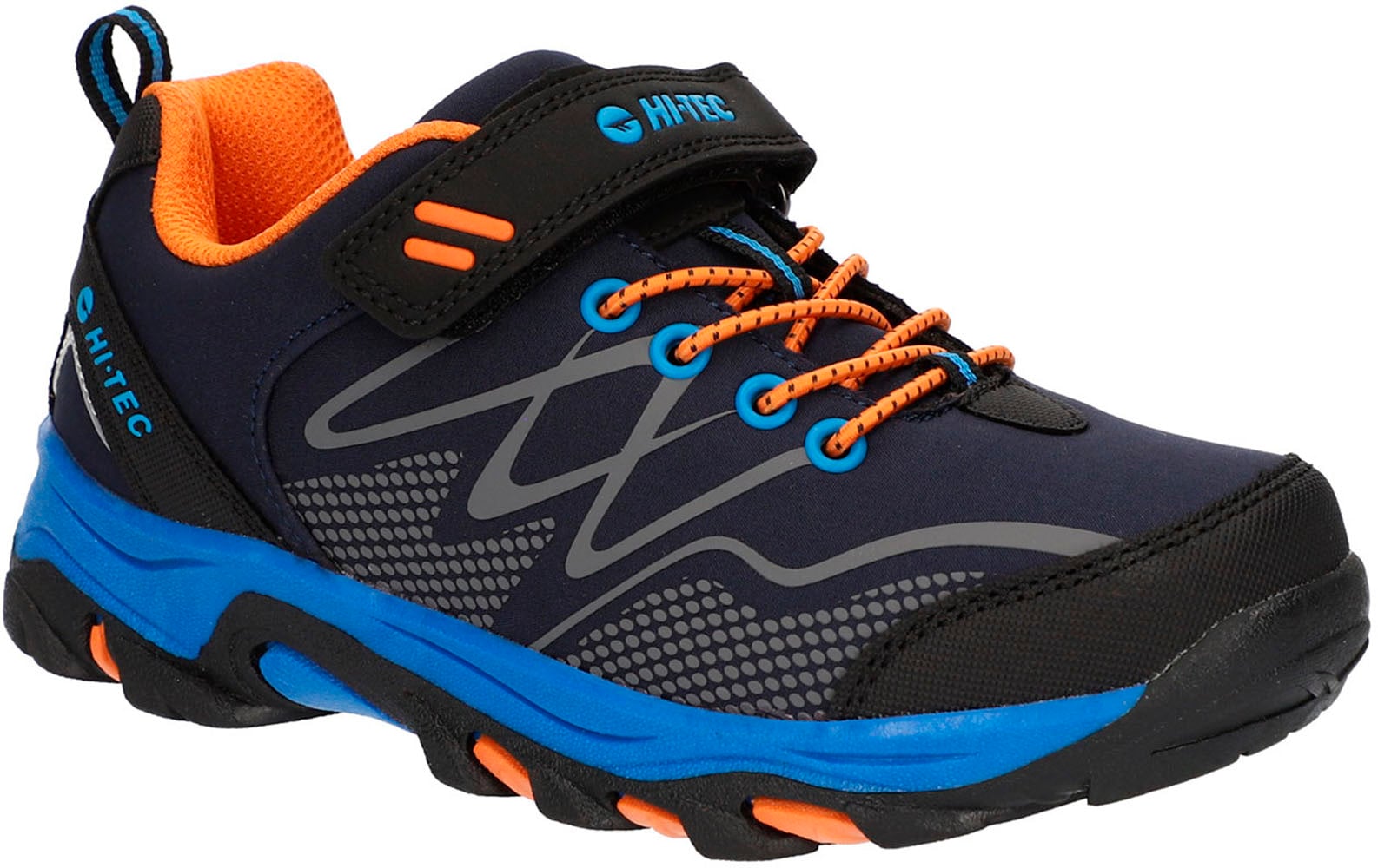 Outdoorschuh »Hi-Tec Blackout Low Jr«, Klett-/Schnürkombination