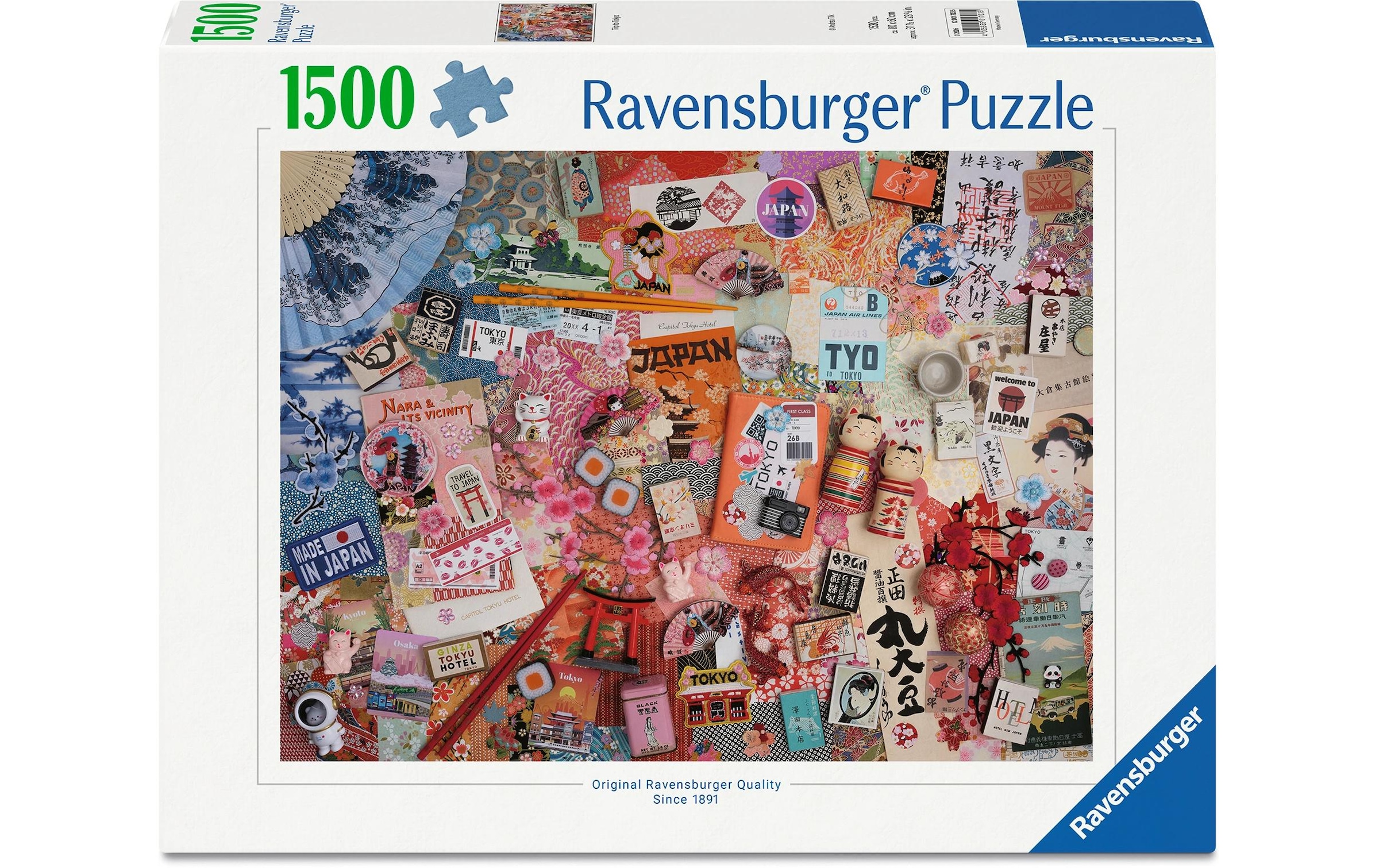Ravensburger Puzzle »Reise nach Tokio« fabriqué en Allemagne