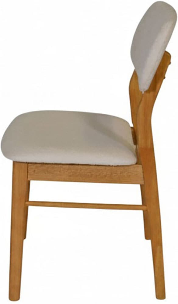 Jahnke Esszimmerstuhl »JOY SIT DUO« (Set) Esszimmerstuhl (2er Set), Massivholz, Boucle-Stoff,bis 110kg belastbar