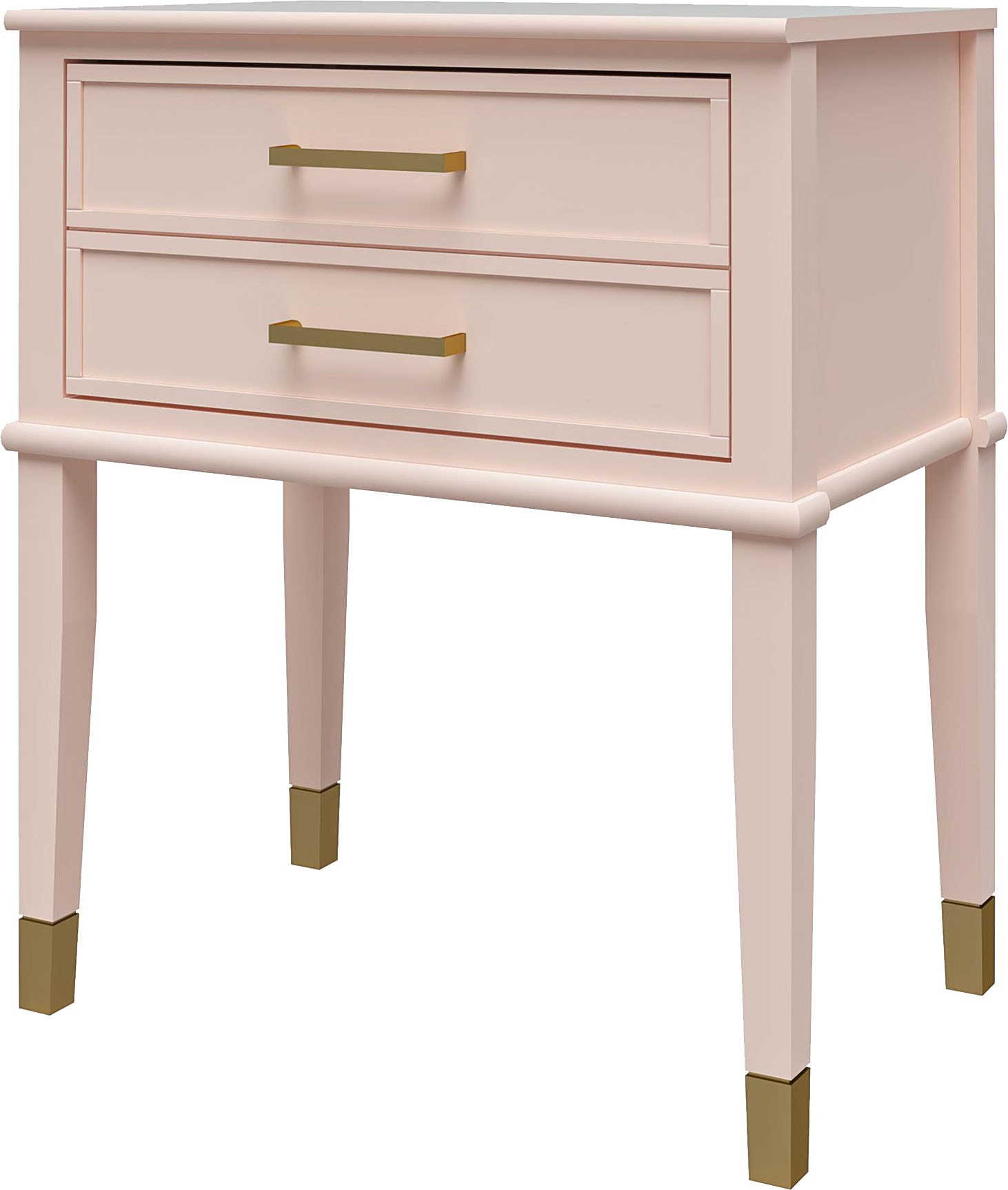 CosmoLiving by Cosmopolitan Beistelltisch »Westerleigh«, (1 St.), 1 Schublade, aus pflegeleichtem MDF, Beine aus Massivholz, Höhe 72 cm